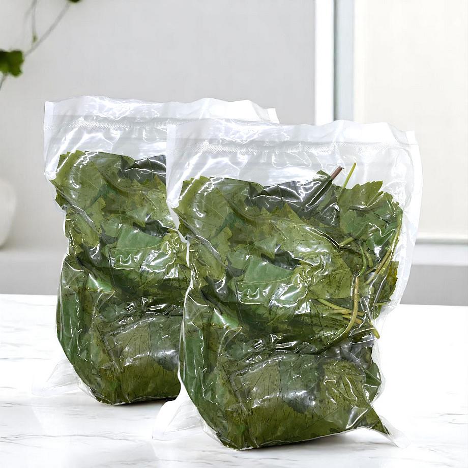 2 adet Vakumlu 500 gr Kuru Basım Asma Yaprağı
