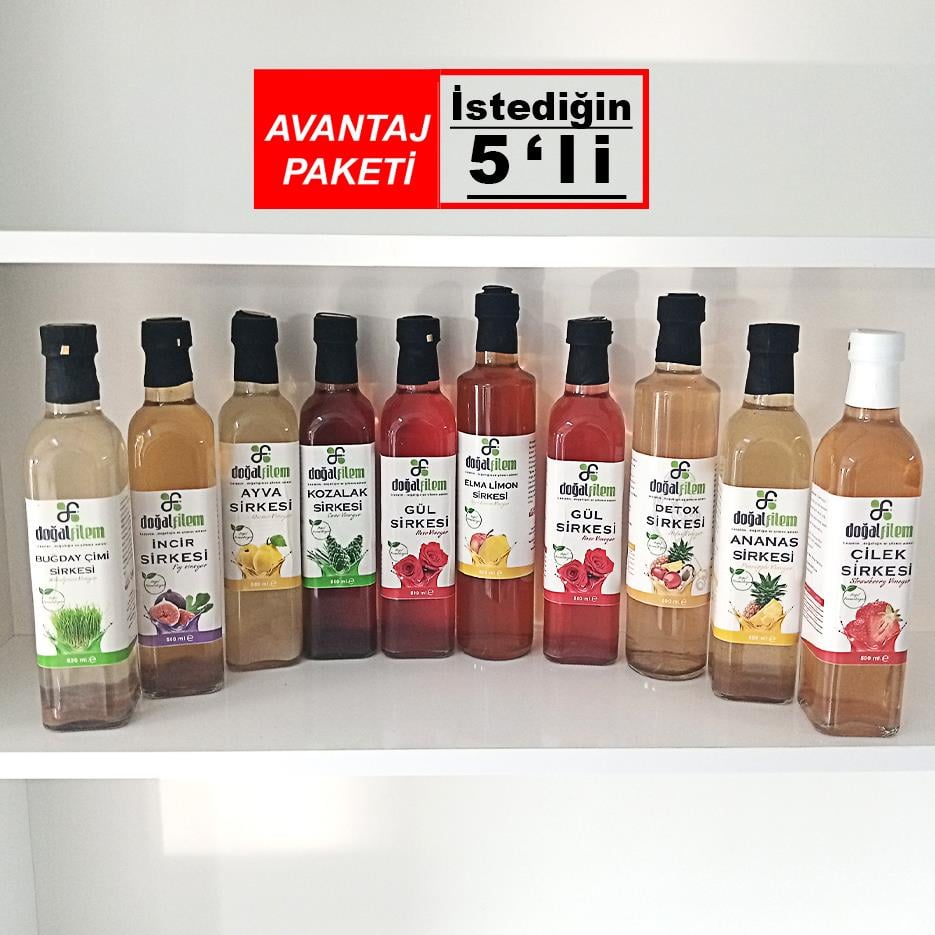 5 adet 500 ml sirke (Kampanyalı)