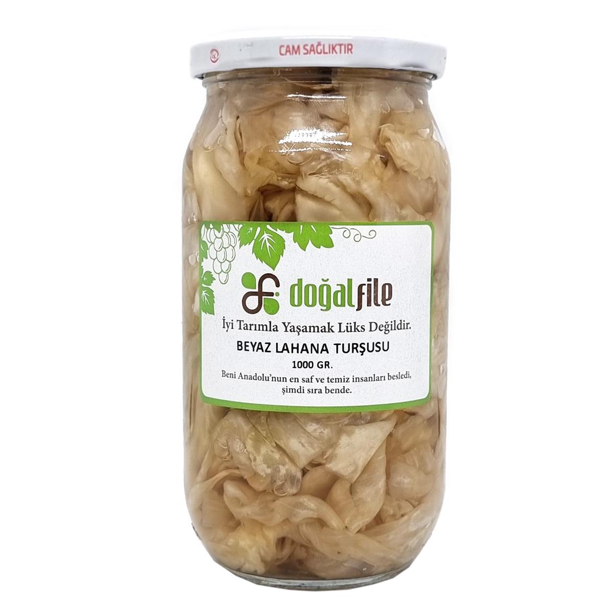 Ev Yapımı Beyaz Lahana Turşusu 1 Kg