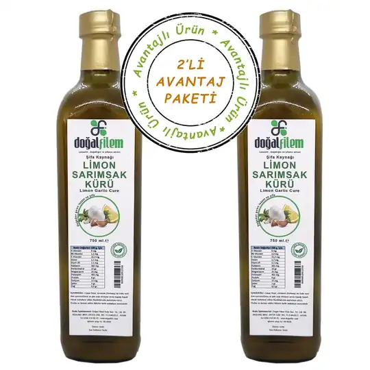 Sarımsak Limon Kürü 750 ml - 2 adet