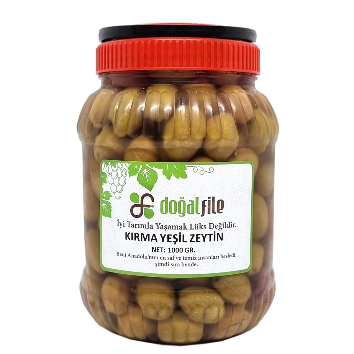 Kırma Yeşil Zeytin 1 KG