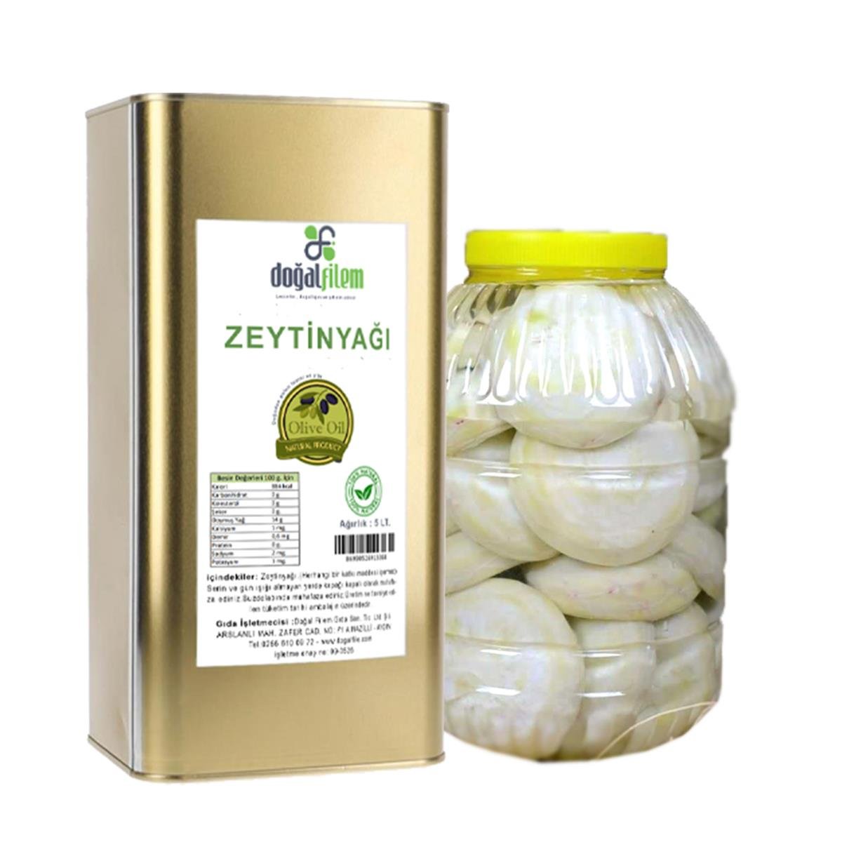 15'li Enginar ve Natural Birinci Zeytinyağı paketi