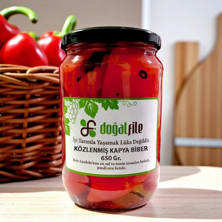 Közlenmiş Kapya Biber 650 gr. - 1 adet