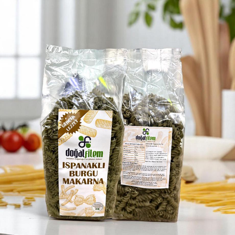Ispanaklı Burgu Makarna 500 gr.