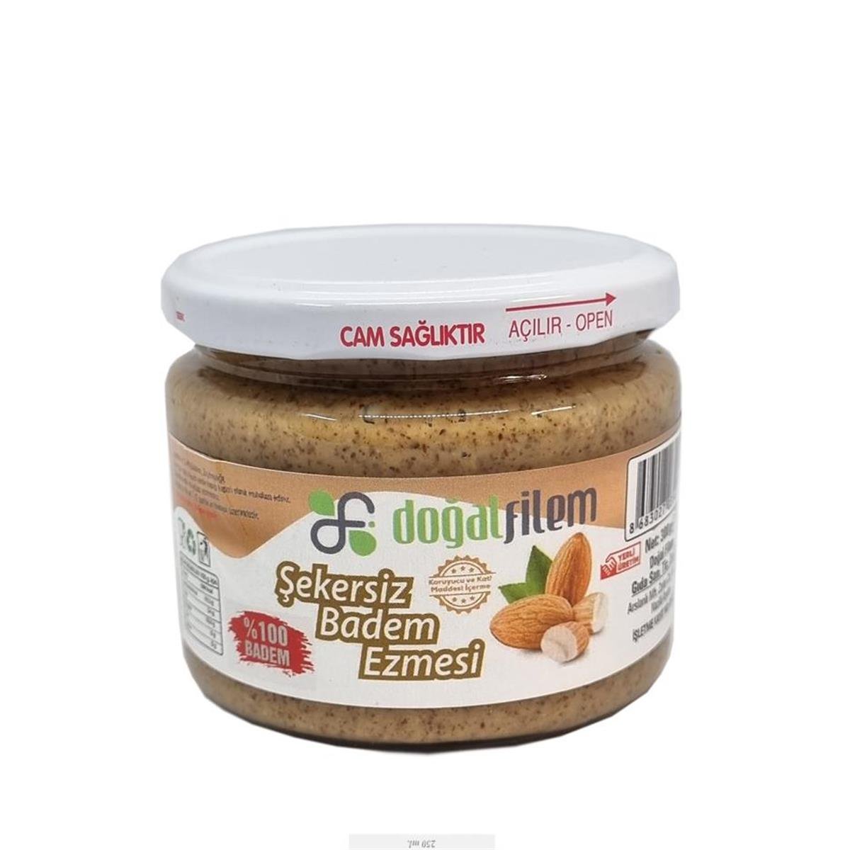 Şekersiz Badem Ezmesi 300 gr.