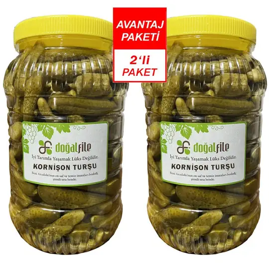 Ev Yapımı Kornişon Turşu 3 kg. - 2 adet