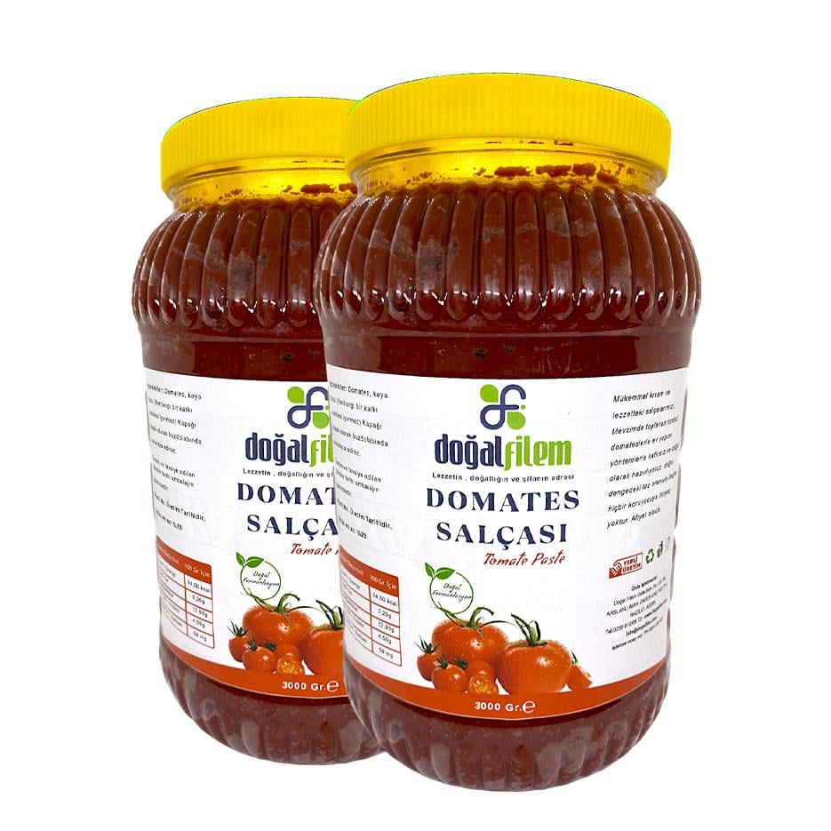 2 Adet 3 Kg. Domates Salçası (6 kg.)