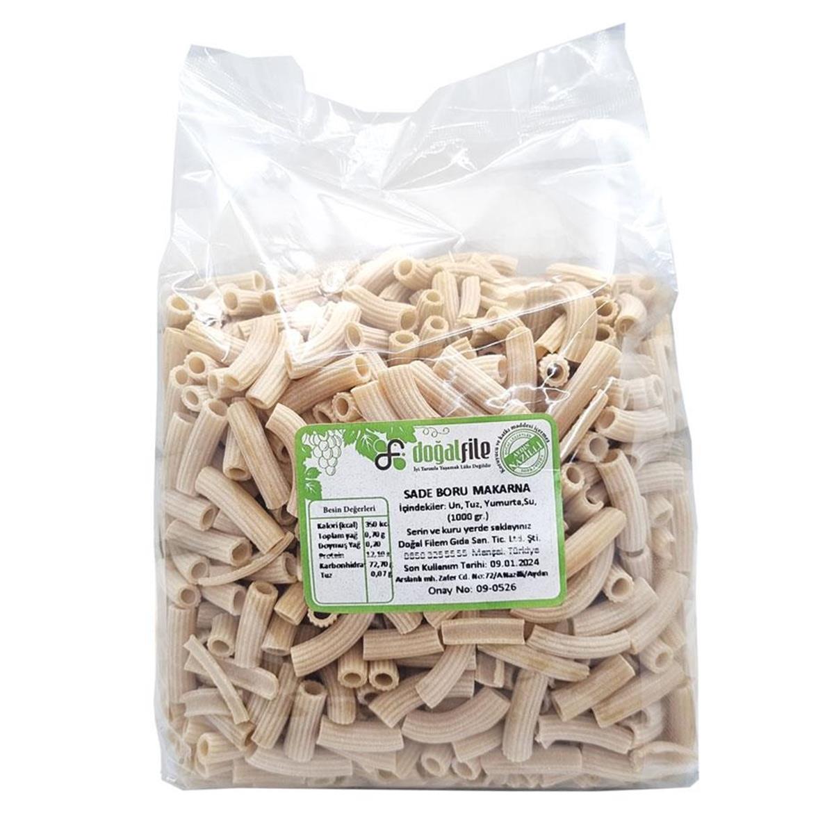 Sade Boru Makarna 1 kg