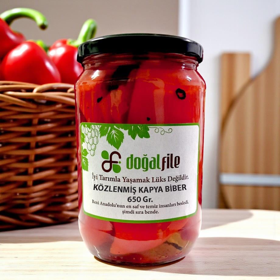 Közlenmiş Kapya Biber 650 gr.
