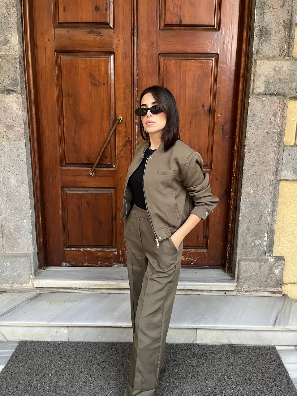 Lastik Detaylı Premium Double Takım 