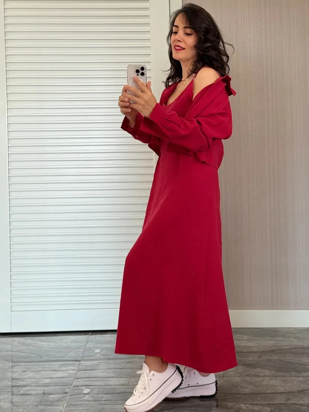 Gömlekli Elbise Takımı