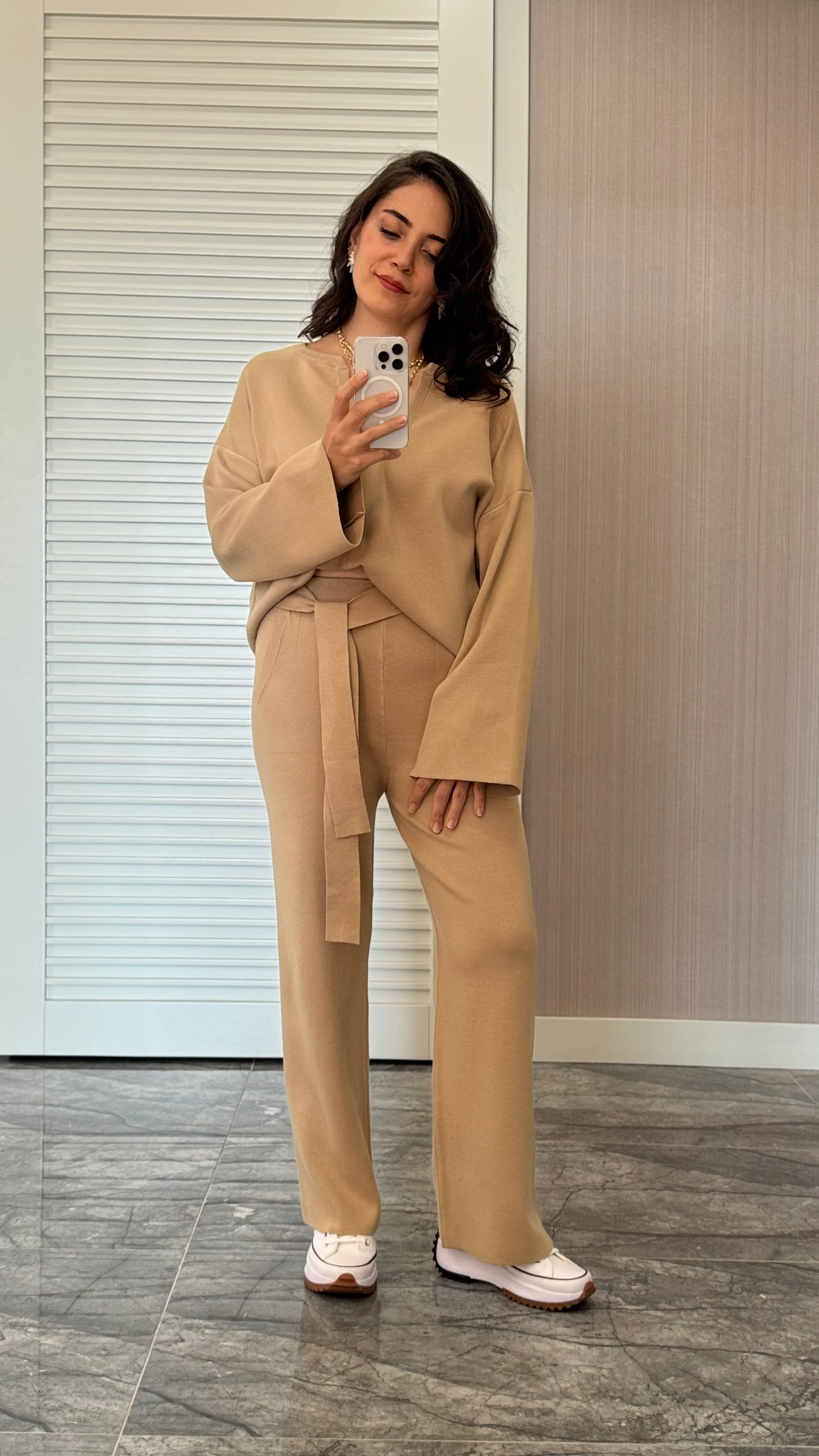 Triko Takım - Vizon