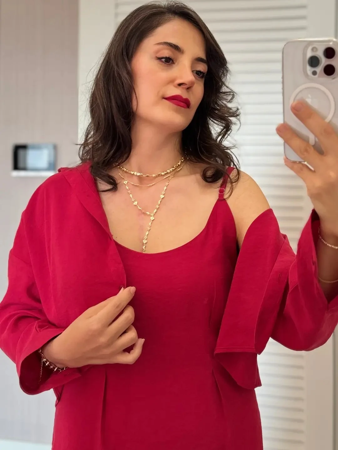 Gömlekli Elbise Takımı