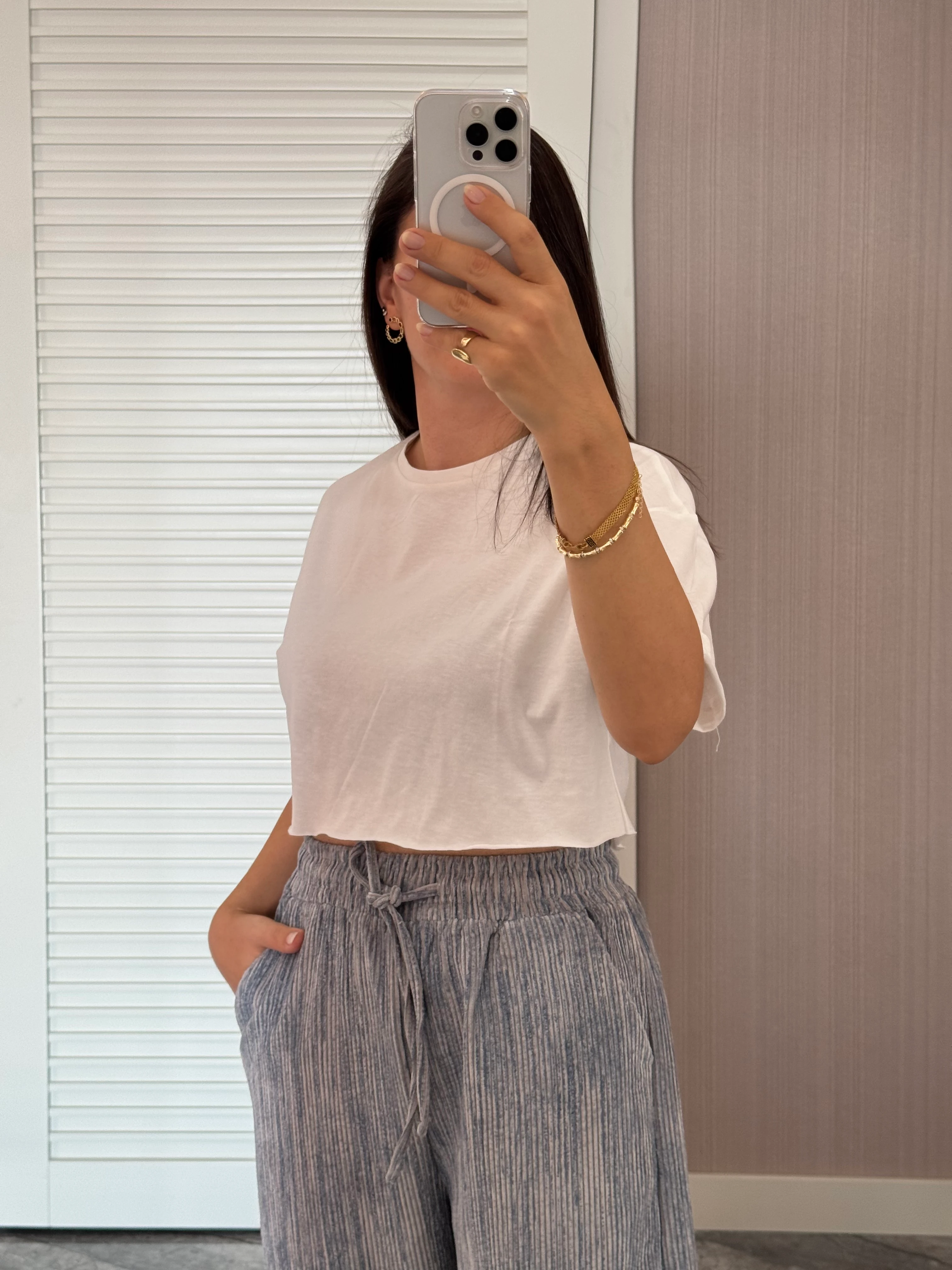 Kadife Pantolon - Mavi