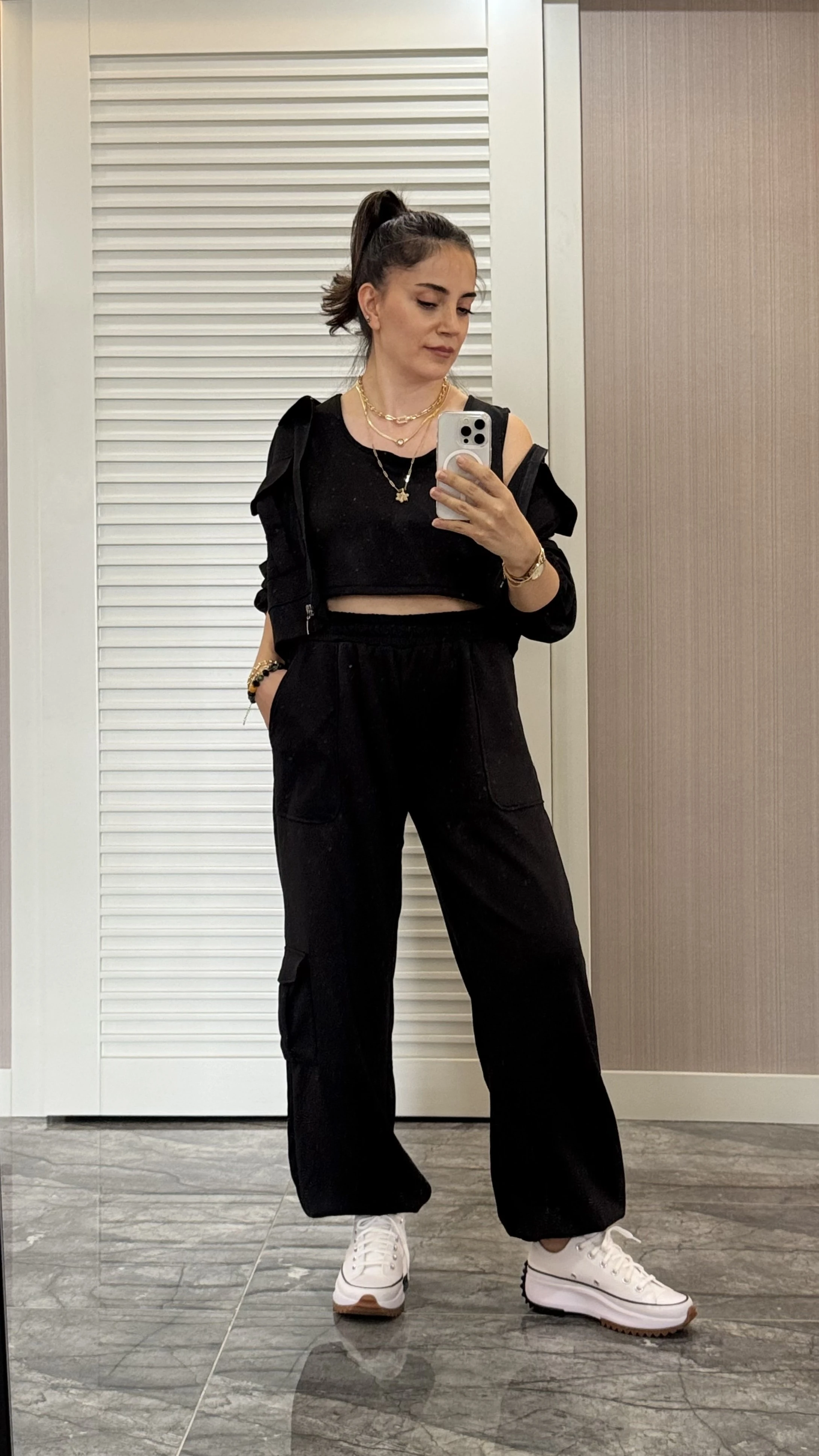 3'lü Eşofman Takımı - Siyah