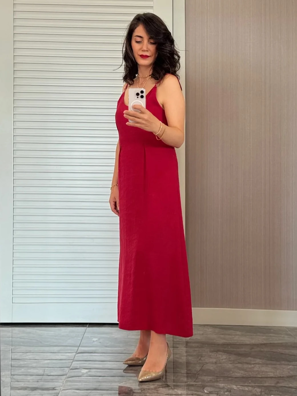 Gömlekli Elbise Takımı