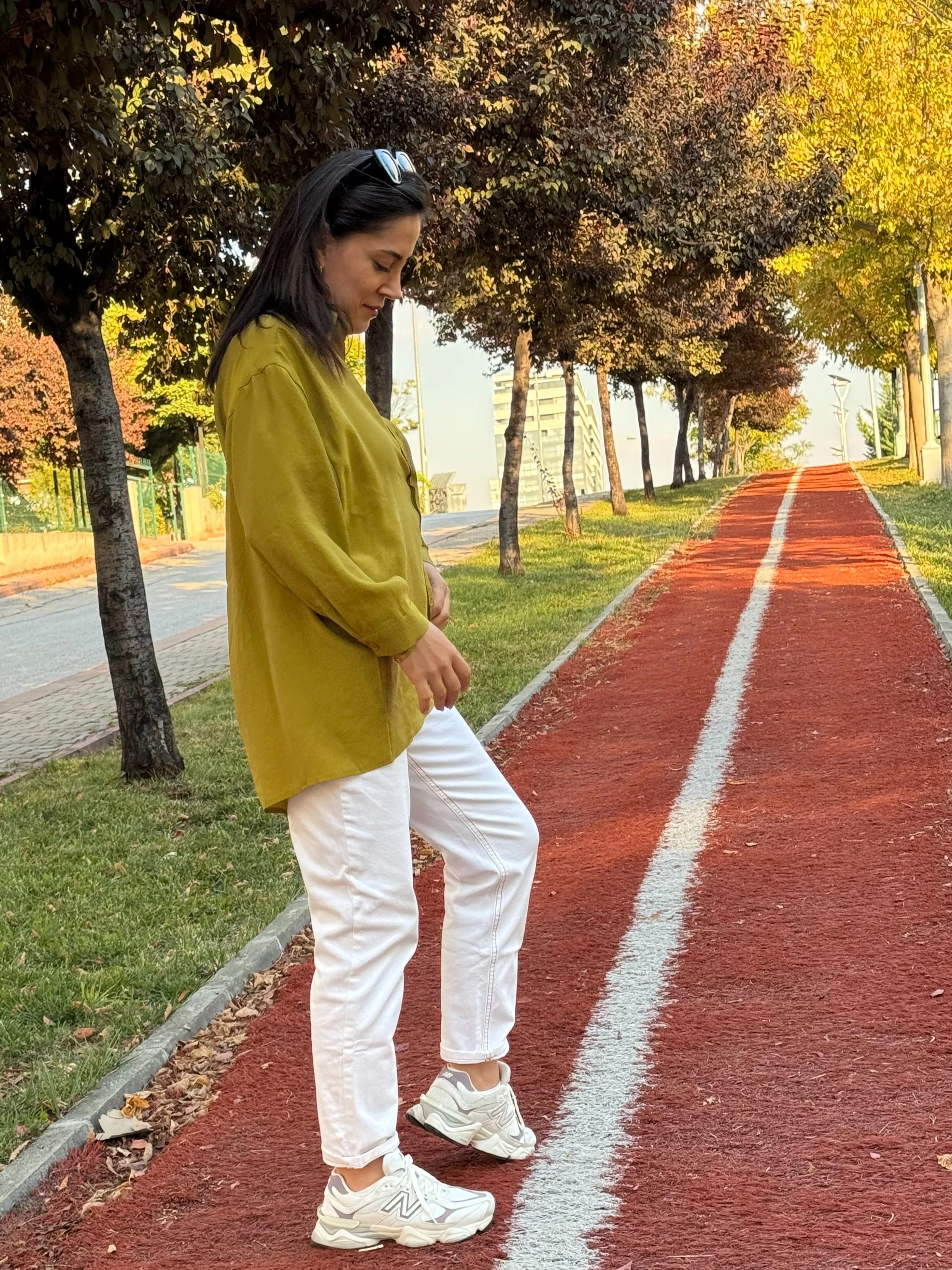 Düşük Omuzlu Oversize Gömlek