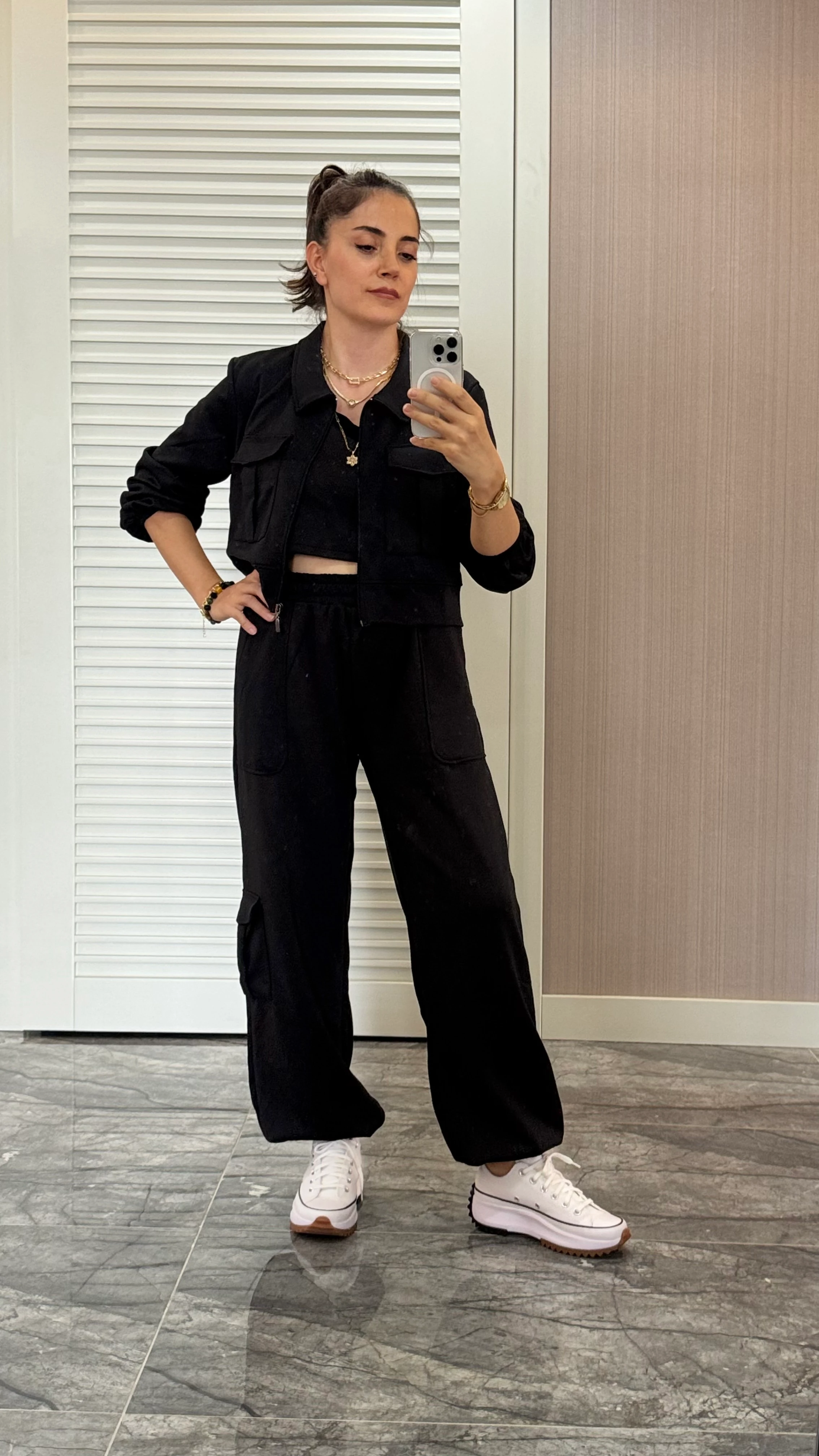 3'lü Eşofman Takımı - Siyah