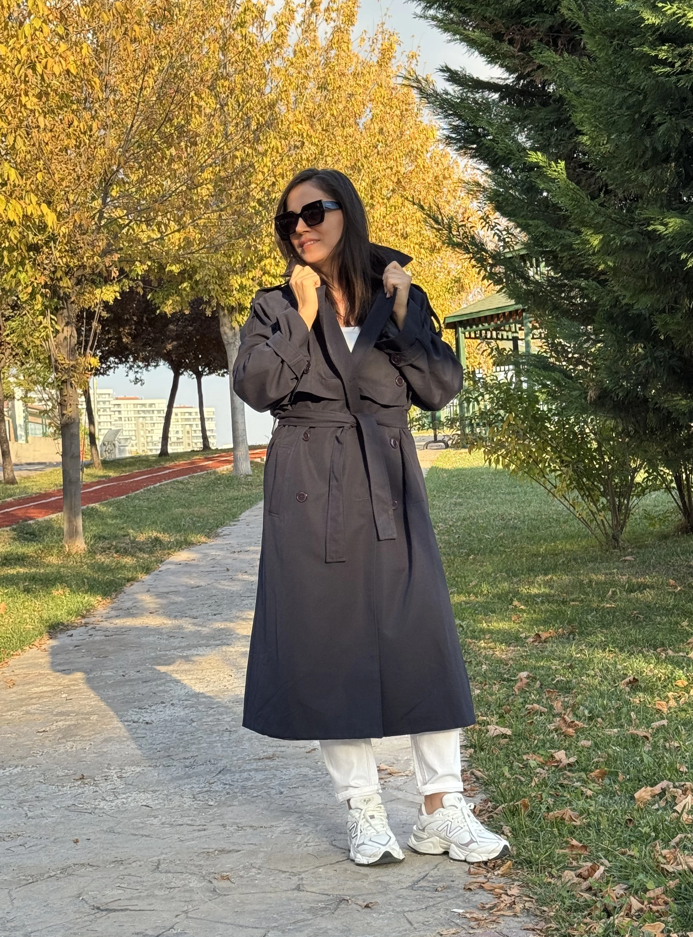 Trençkot - Lacivert