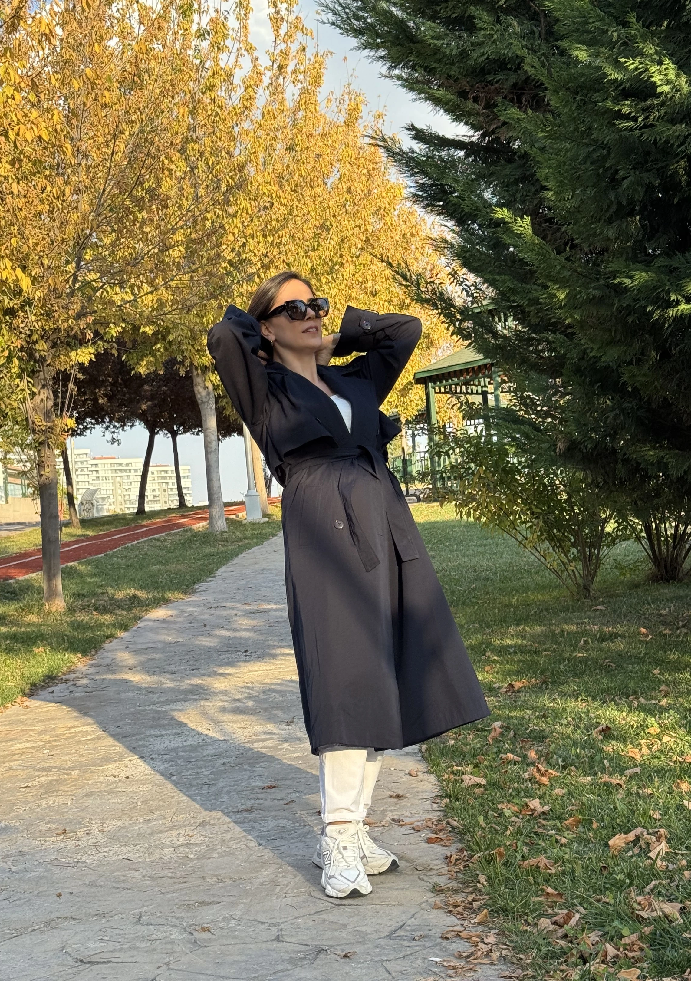 Trençkot - Lacivert