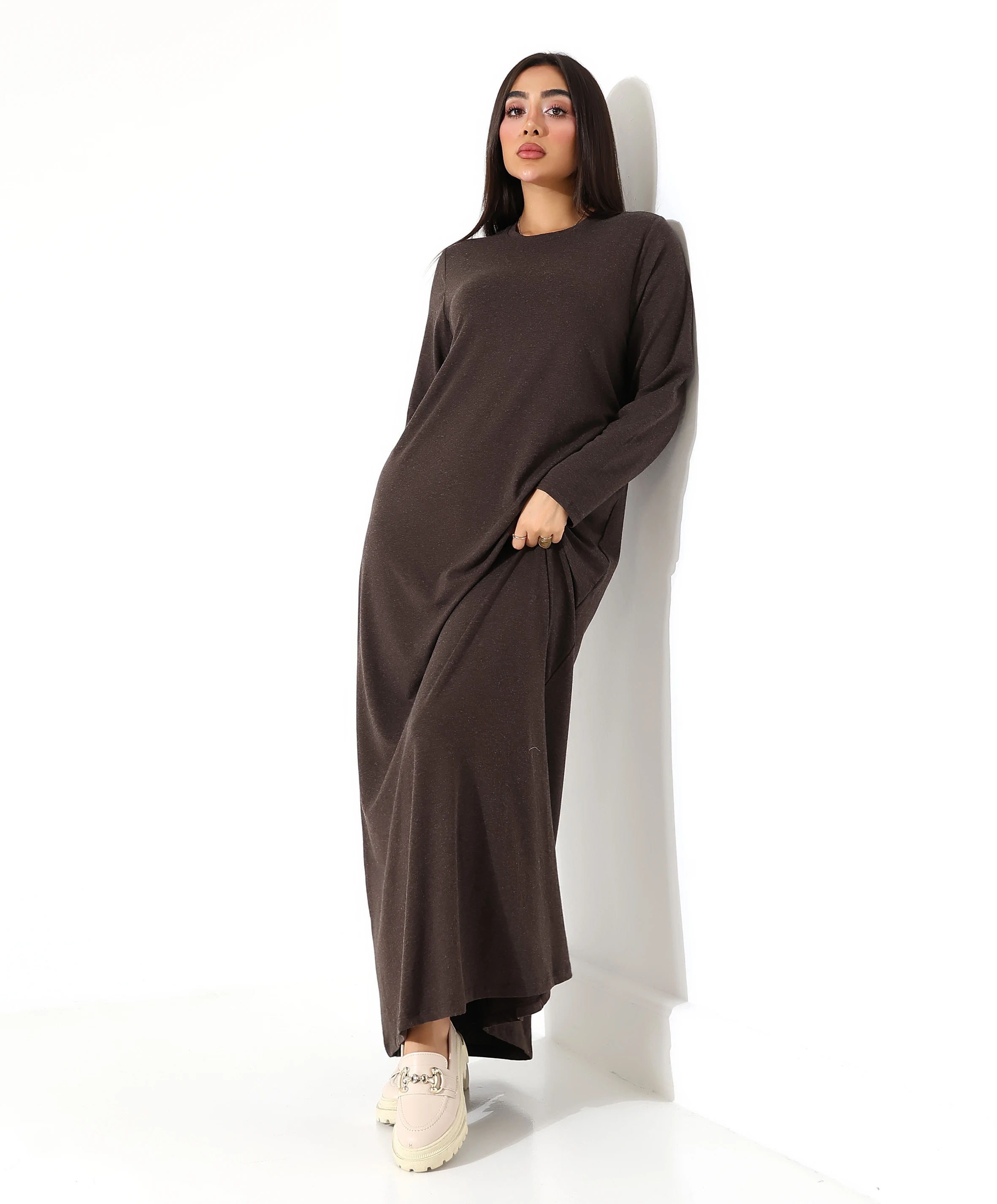 Yün Viskon Elbise - Toptan