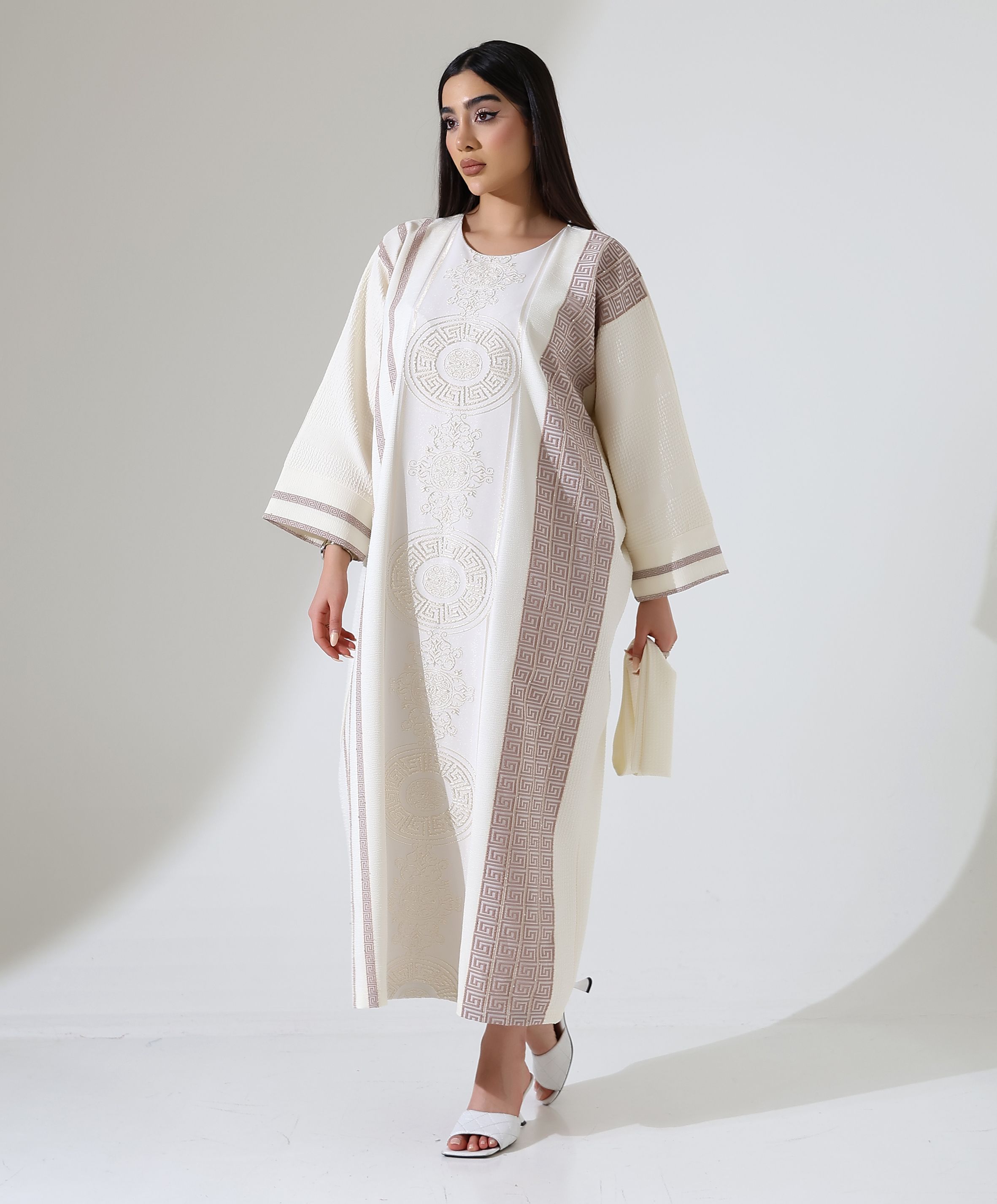 Jakar Dokuma Elegant Kaftan - Toptan
