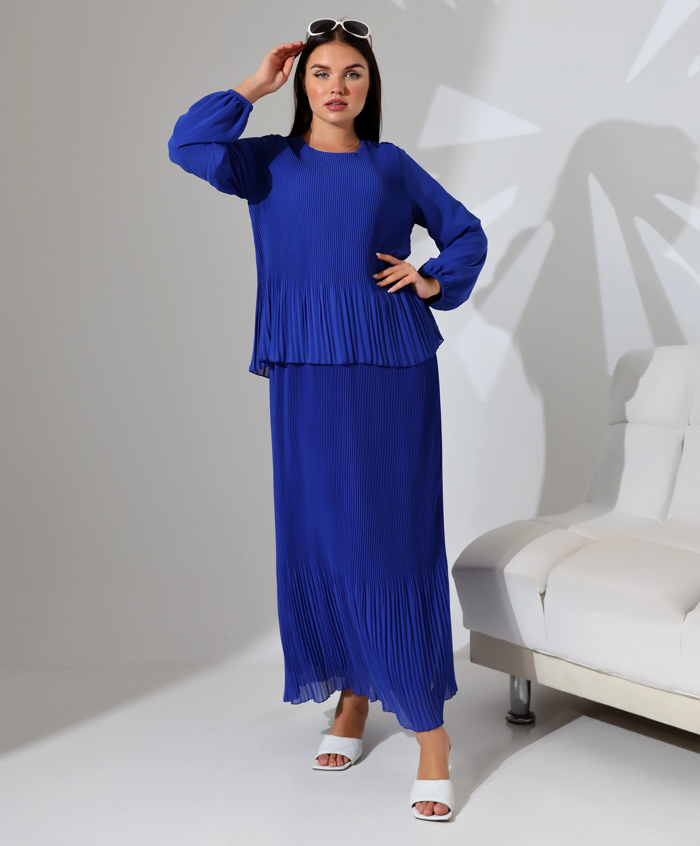 Ahenk Pilise Tesettür Elbise