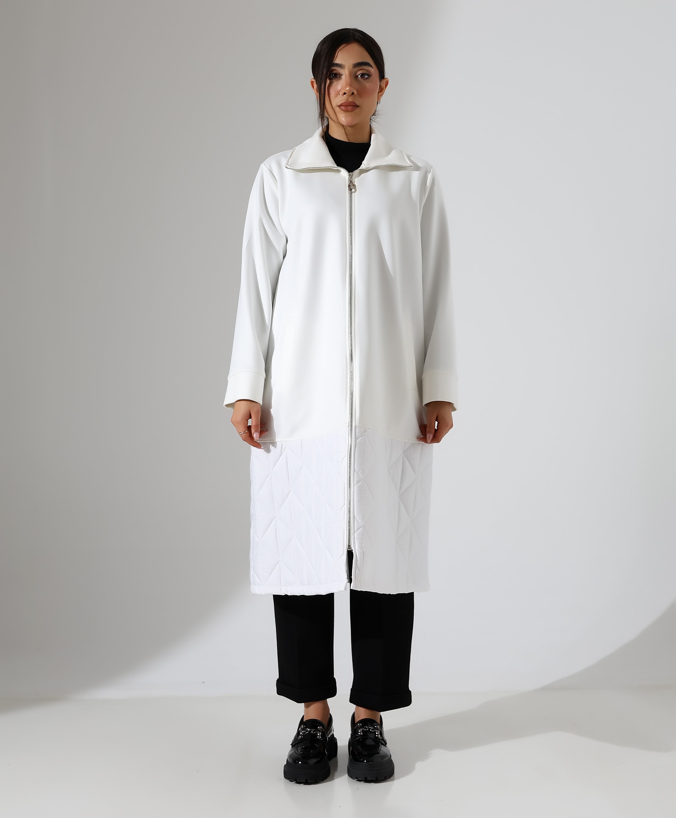 Kuzey Kapitone Kaban - Toptan - Beyaz