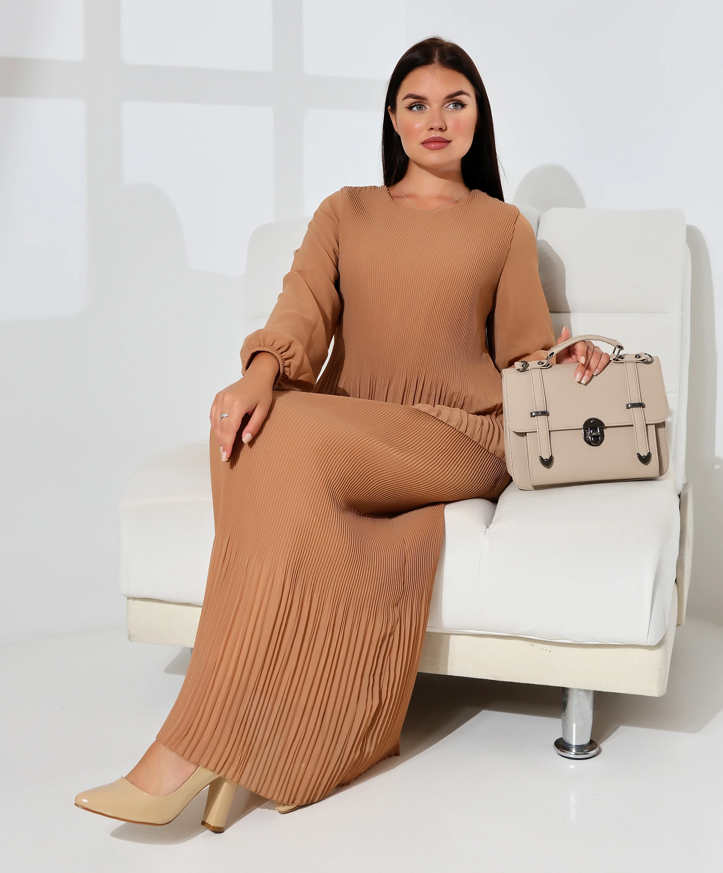 Ahenk Pilise Tesettür Elbise