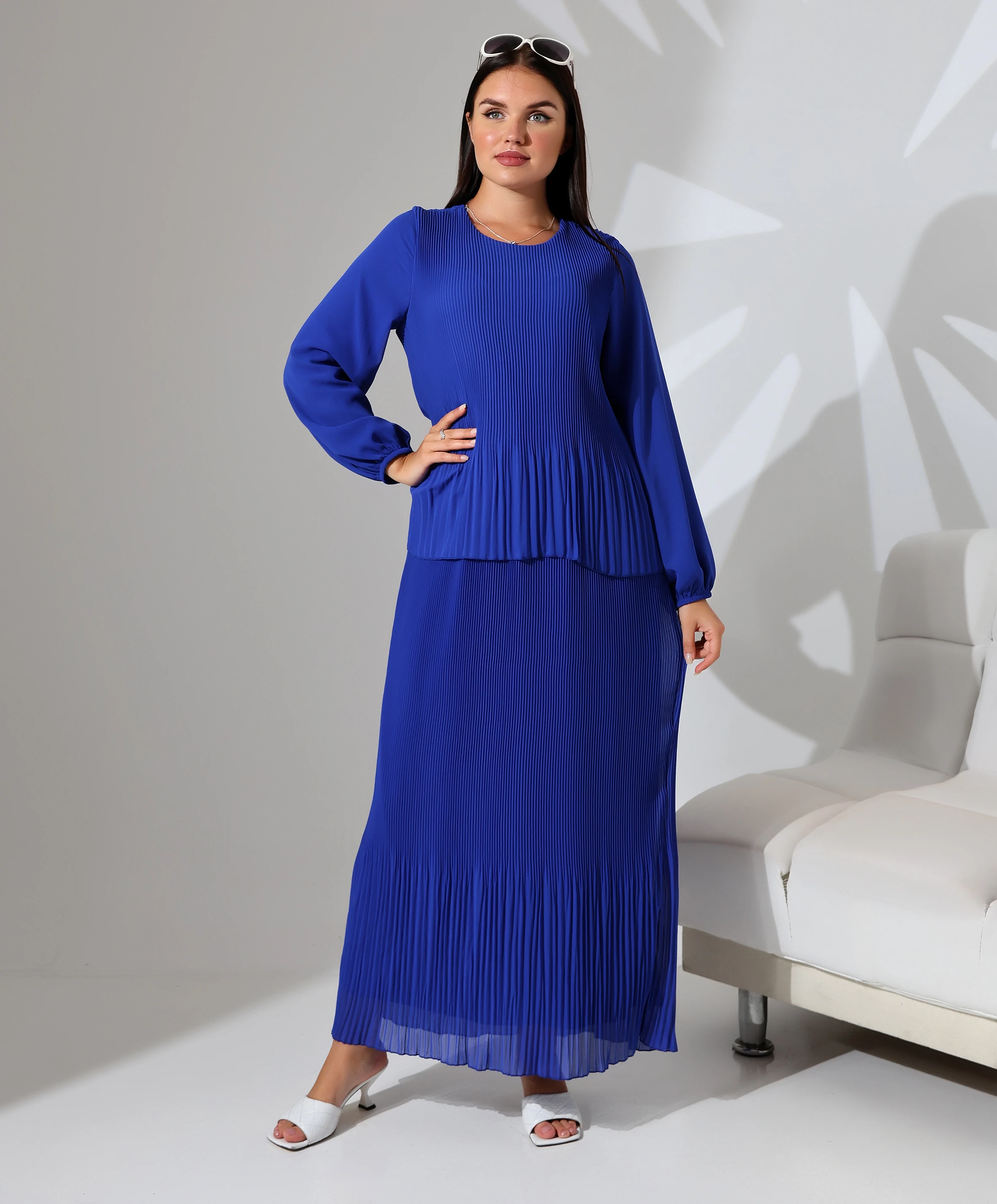 Ahenk Pilise Tesettür Elbise