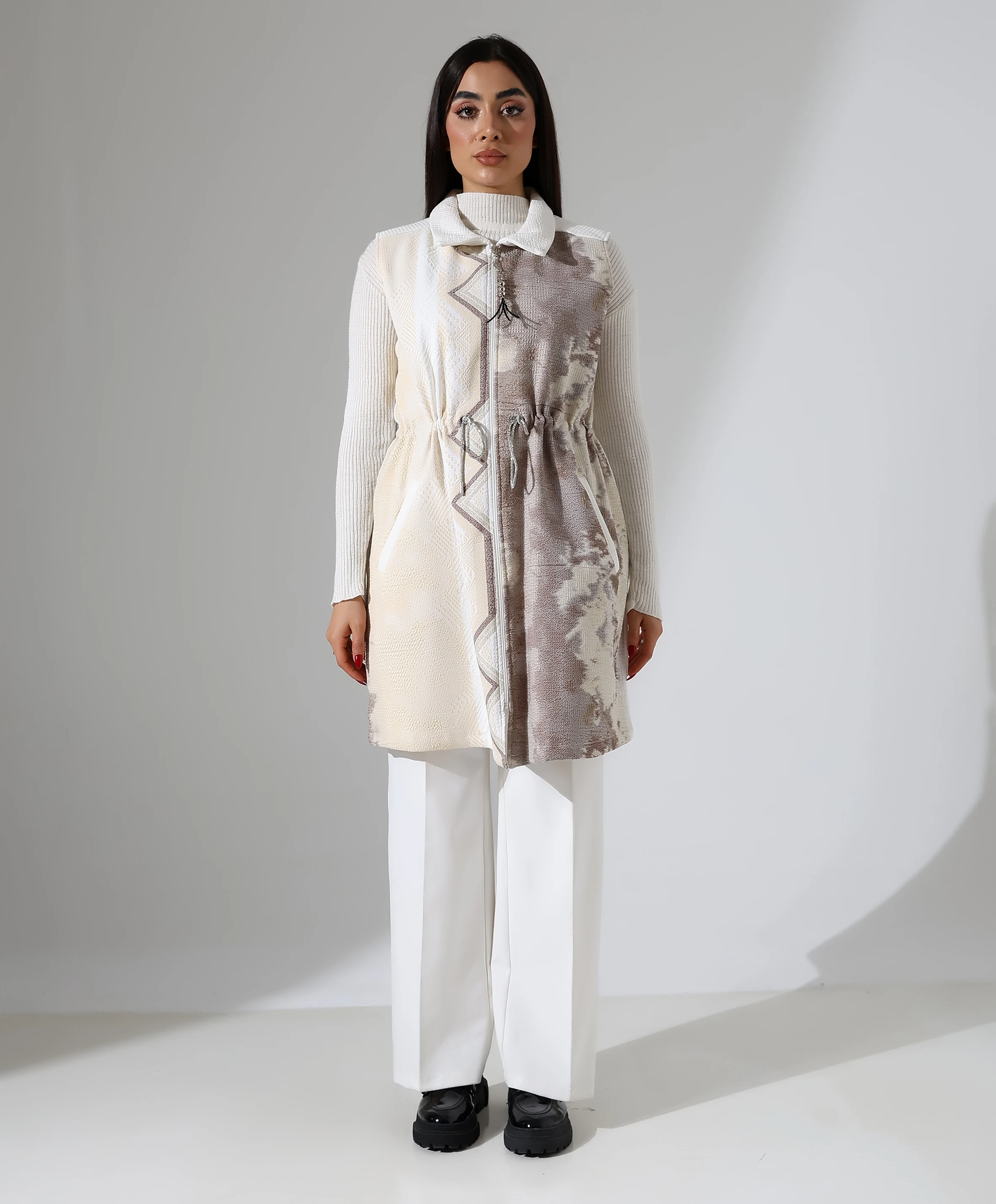 Okyanus Yelek - Toptan - Ekru