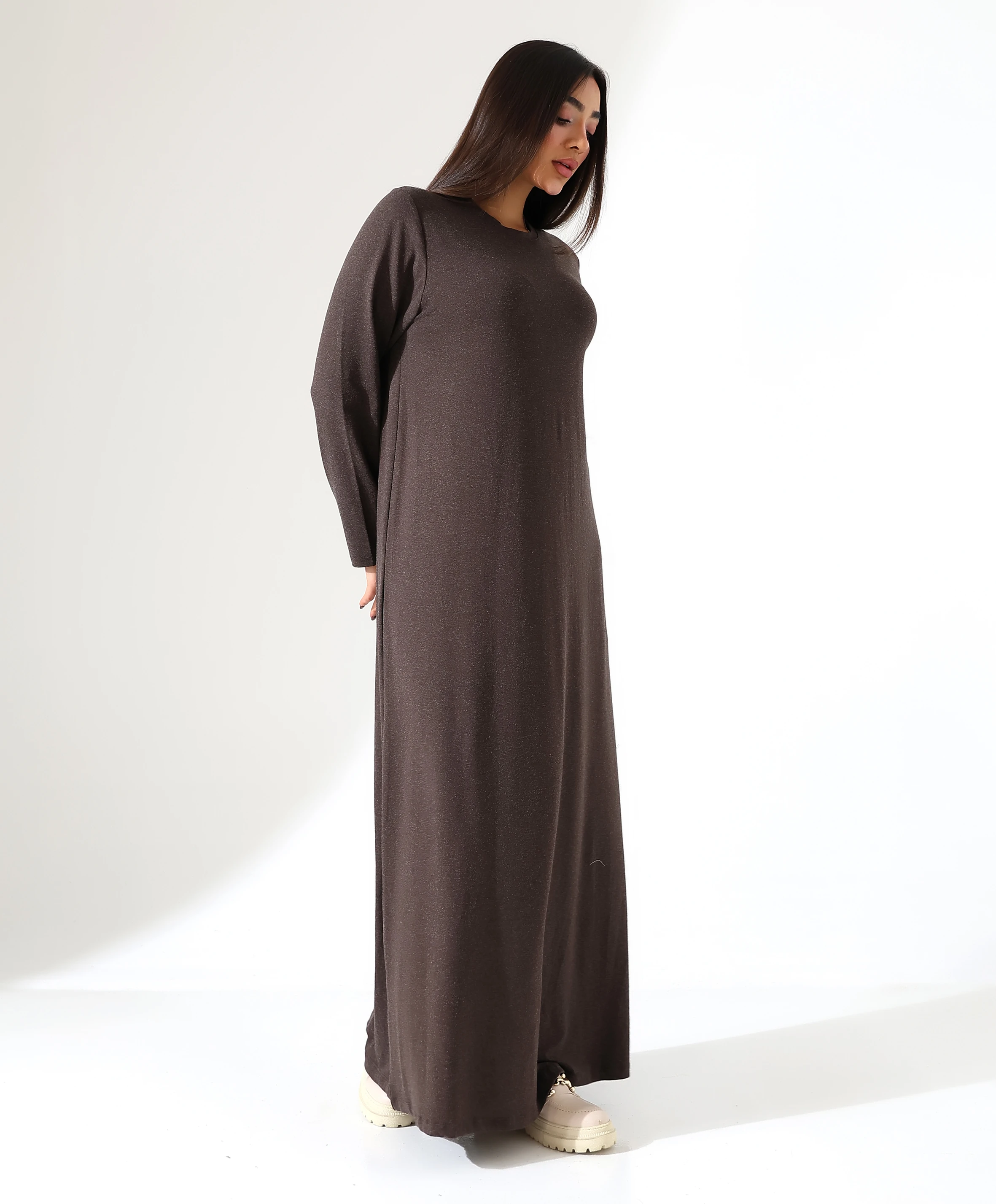 Yün Viskon Elbise - Toptan