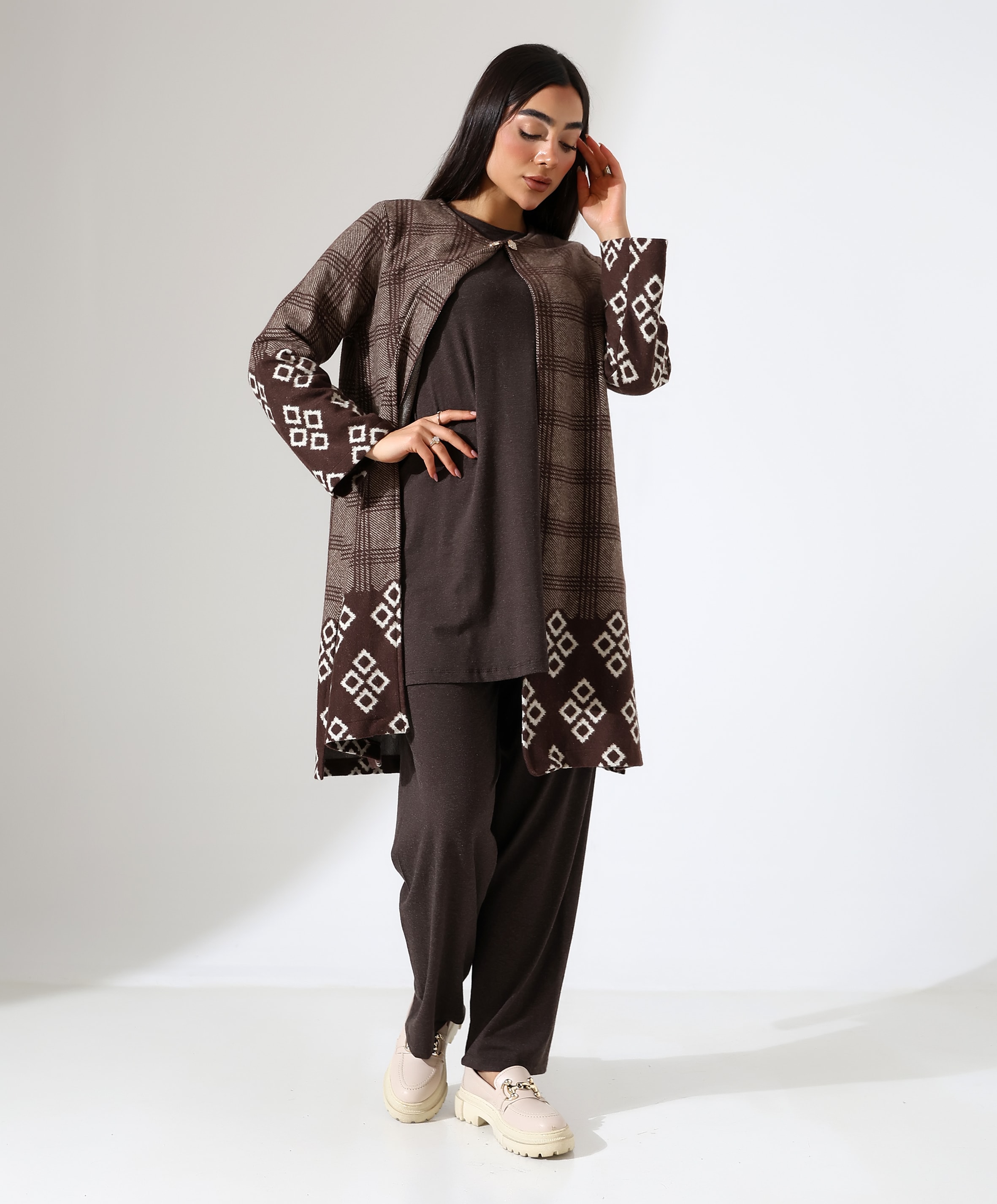 Square Hırka Takım - Toptan