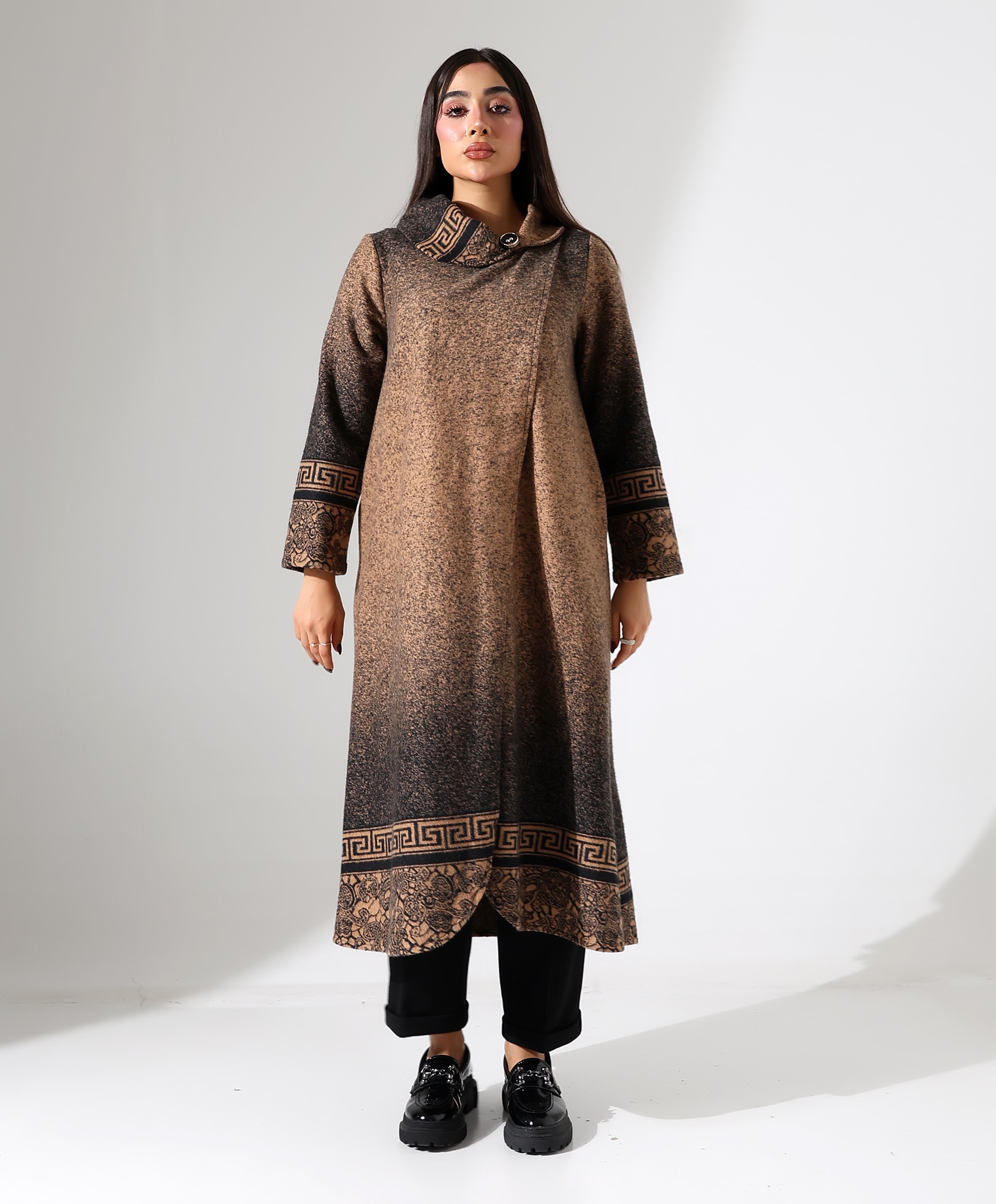 Kar Yağdı Tunik - Toptan - Camel