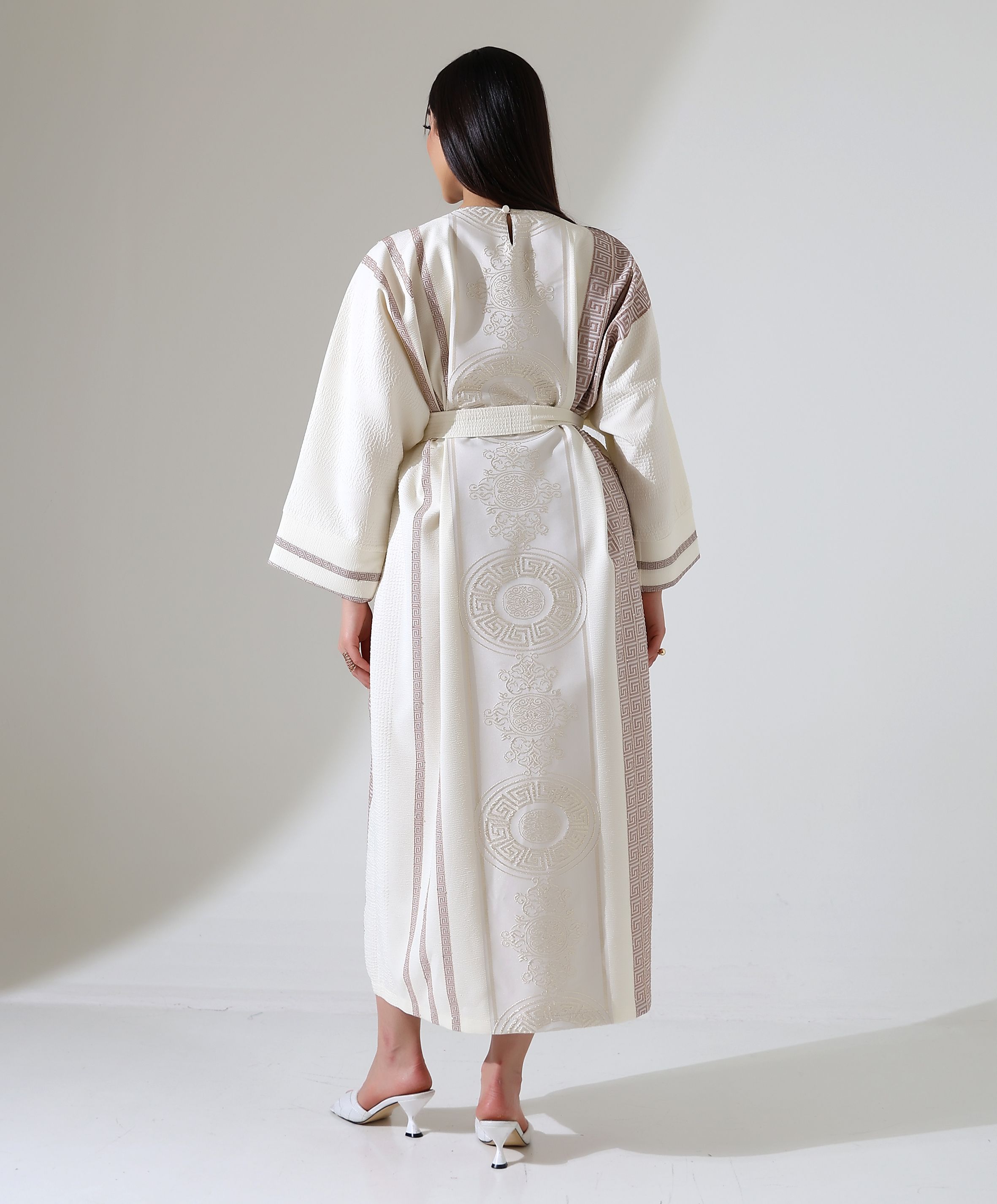 Jakar Dokuma Elegant Kaftan - Toptan