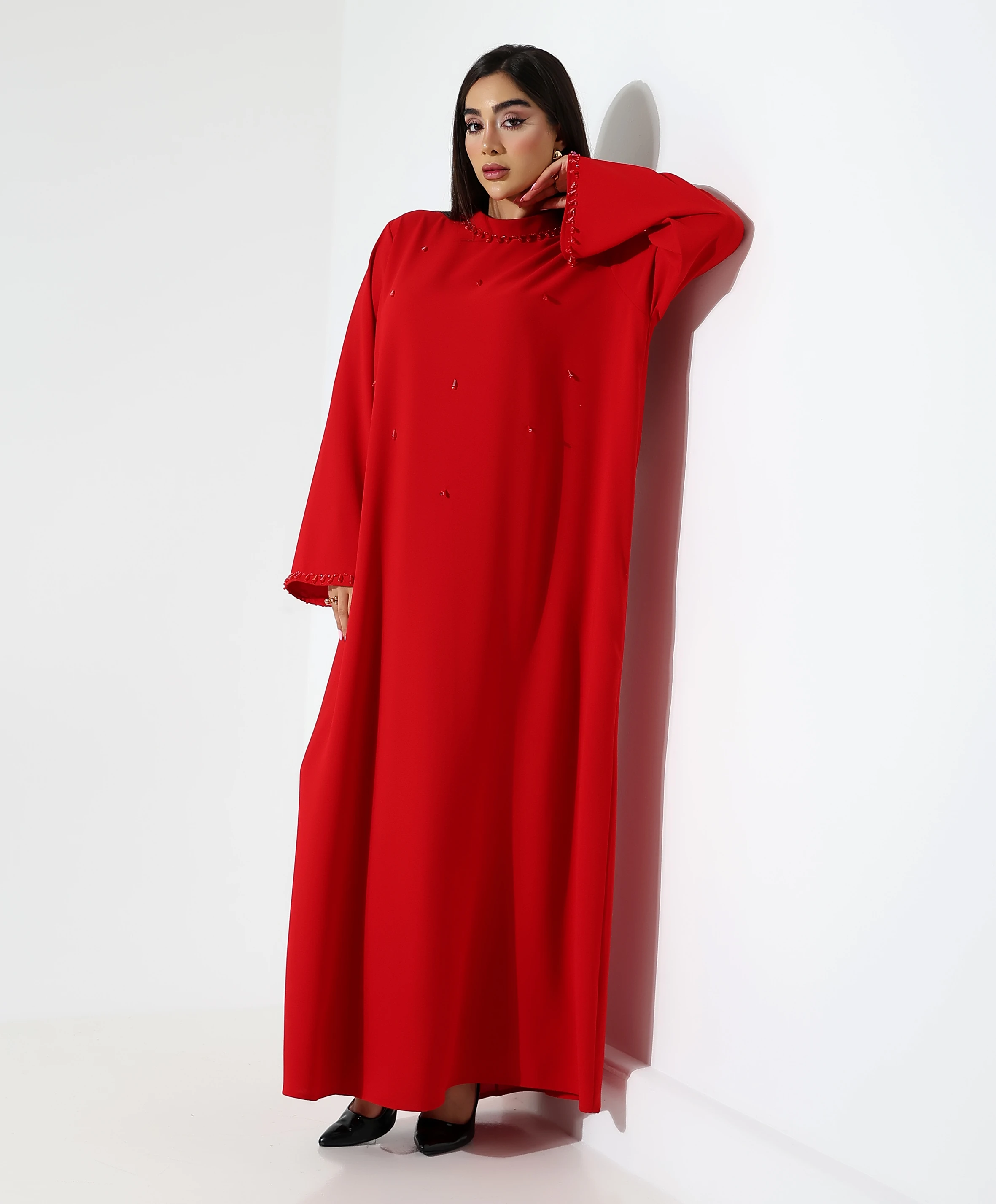 Krep Davet Elbise - Toptan