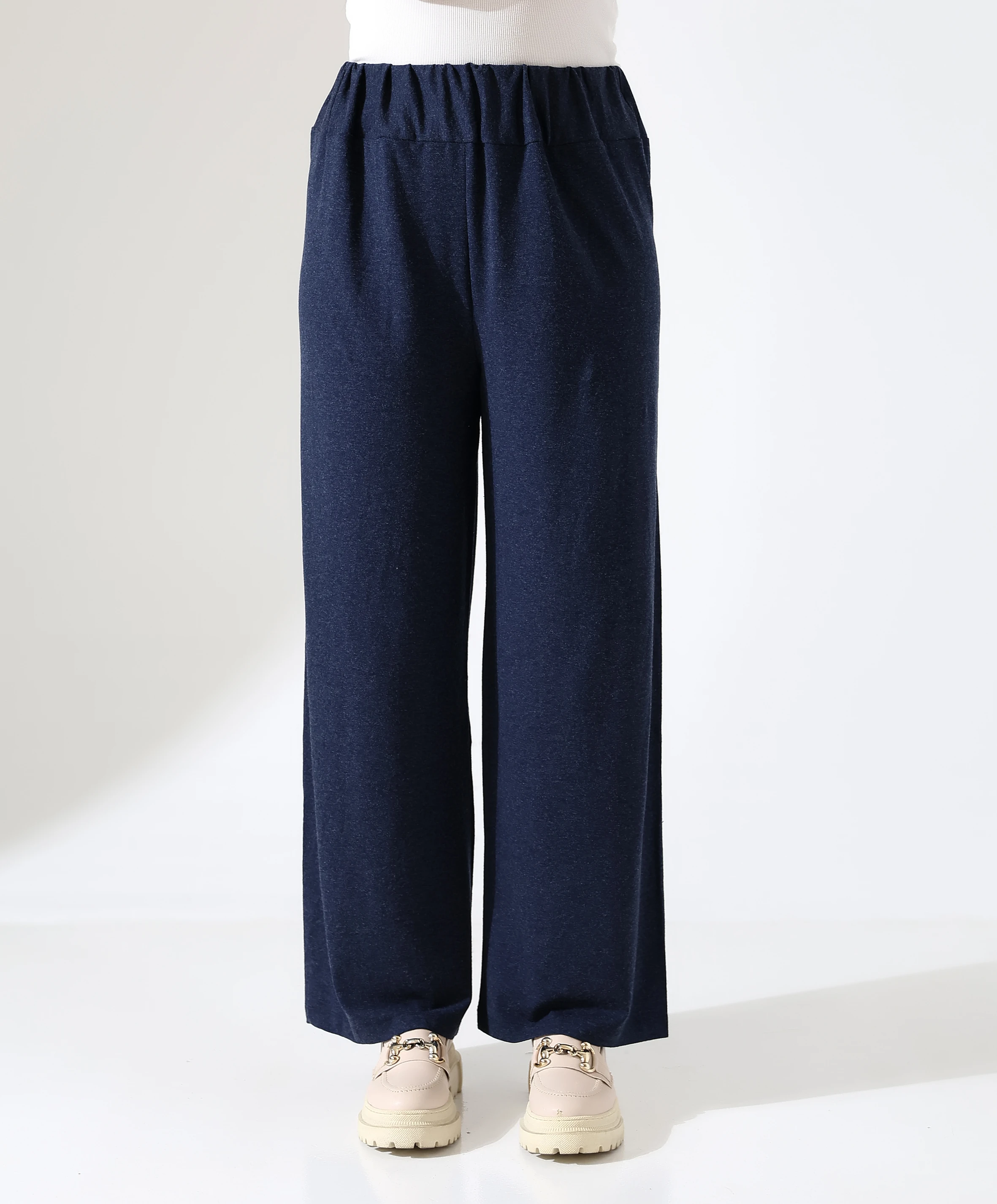 Yün Viskon Pantolon - Toptan - Lacivert