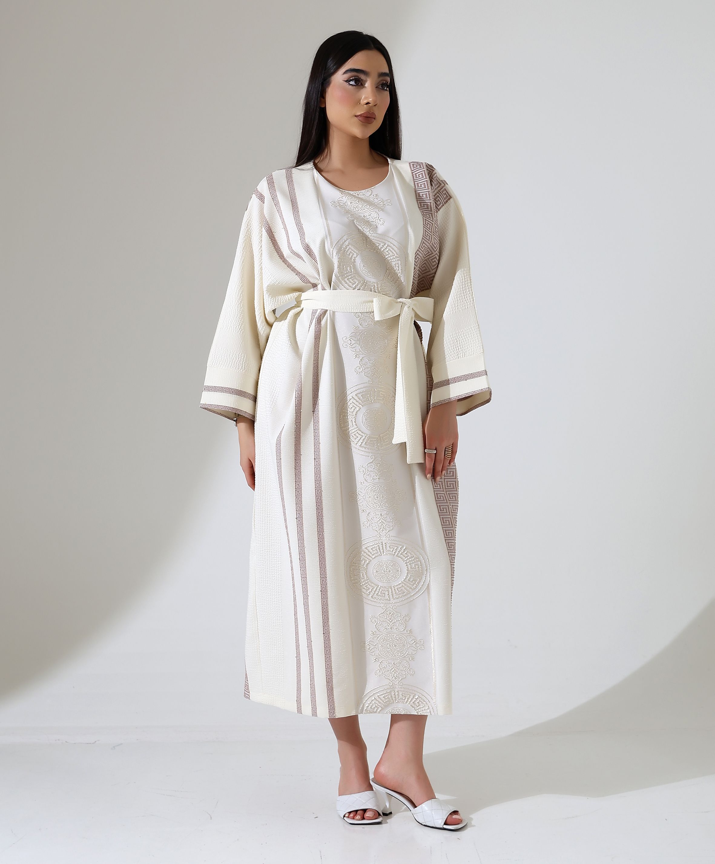 Jakar Dokuma Elegant Kaftan - Toptan