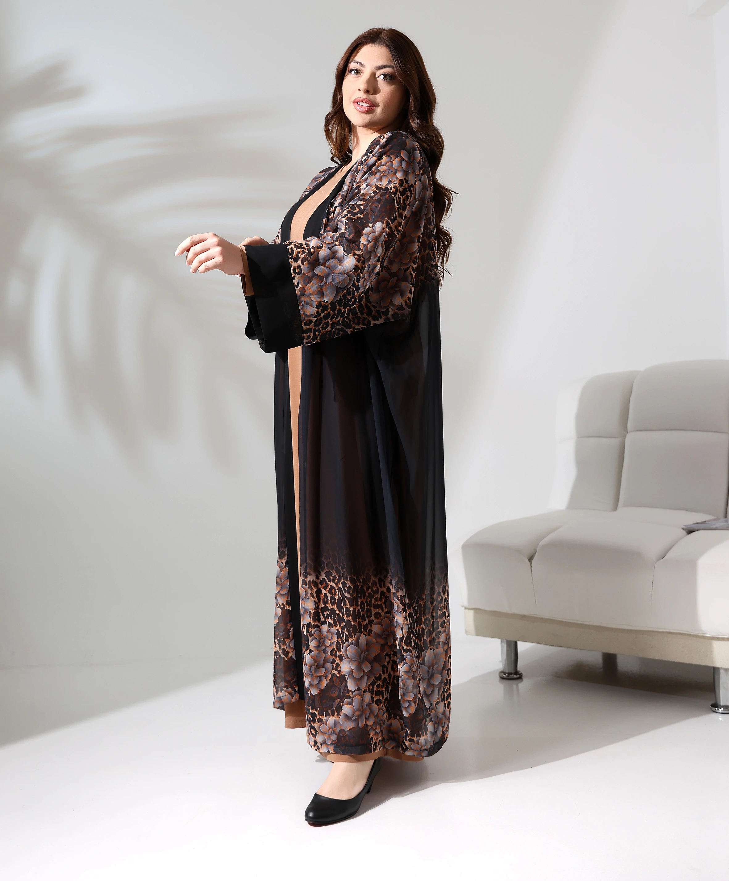 Abiye Tesettür Uzun Takım