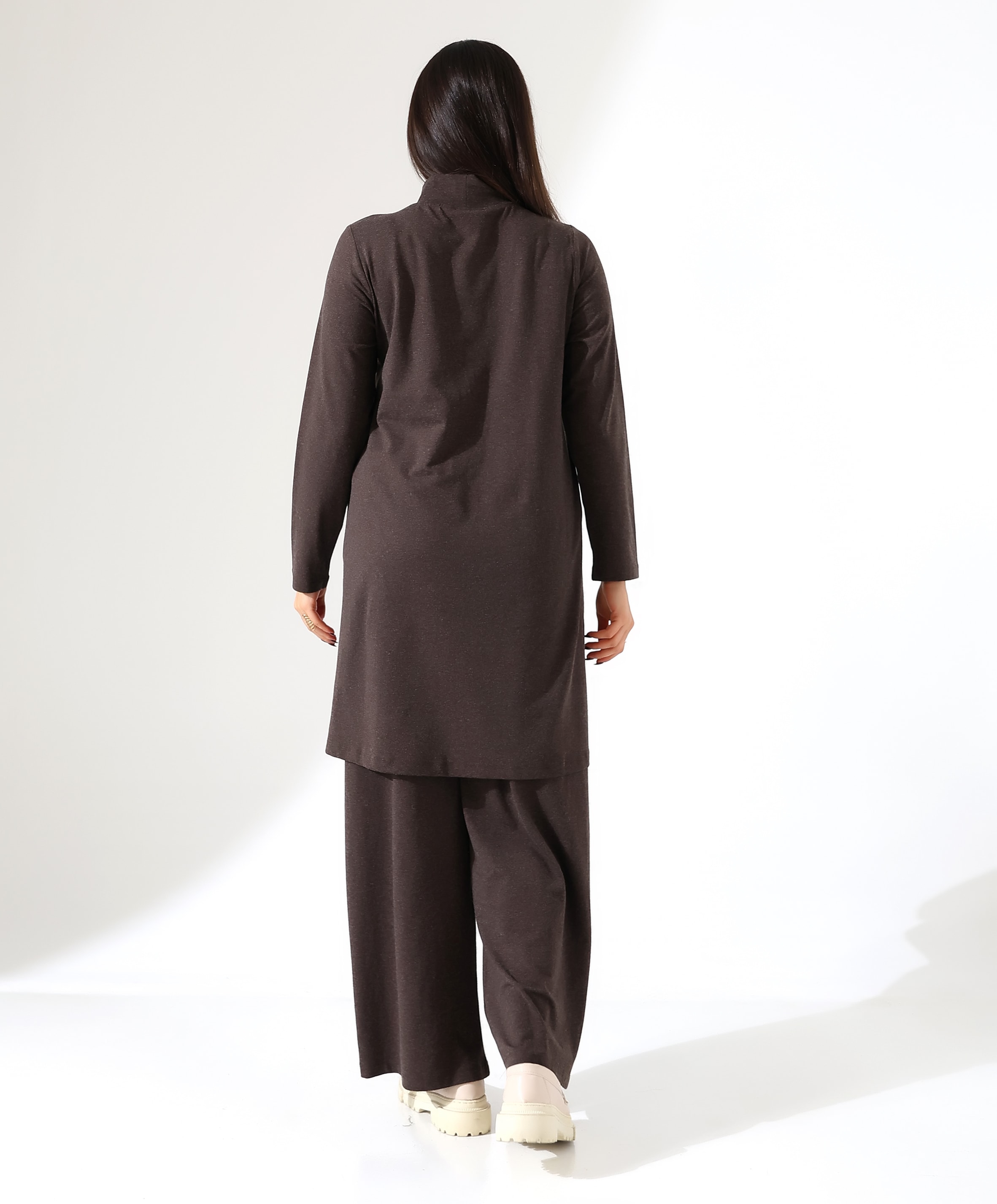 Boğazlı Yün Tunik - Toptan