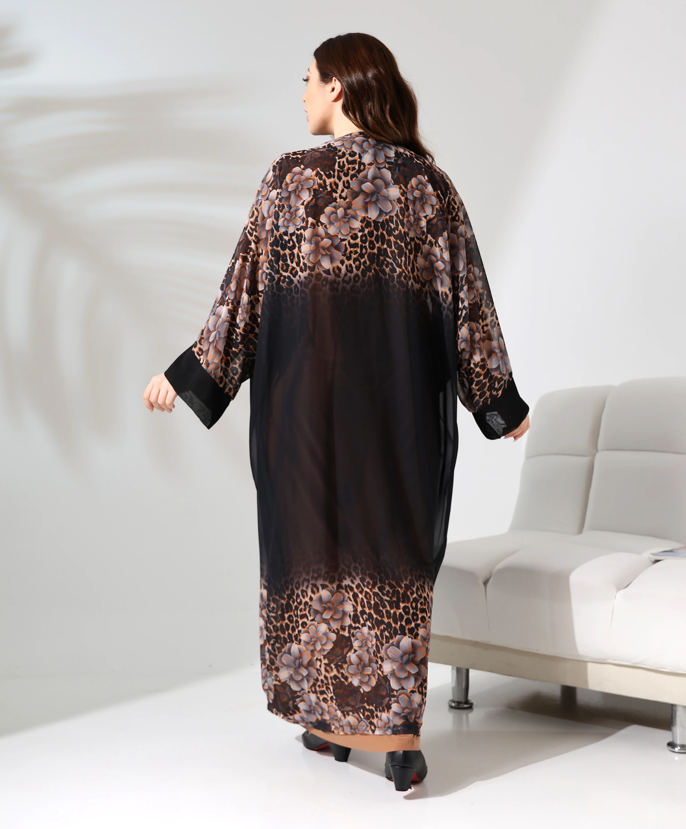 Abiye Tesettür Uzun Takım