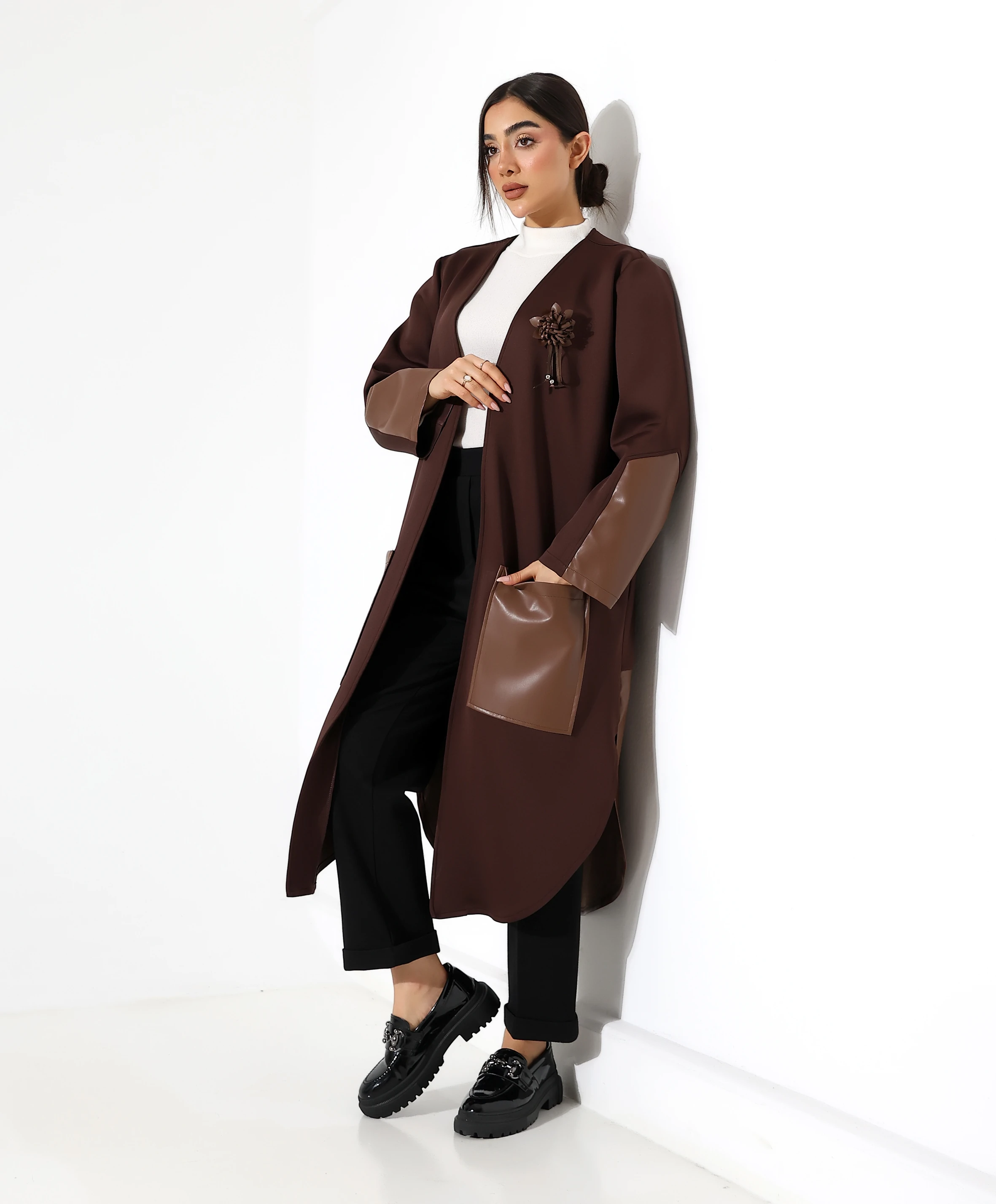 İntizar Deri Hırka - Toptan