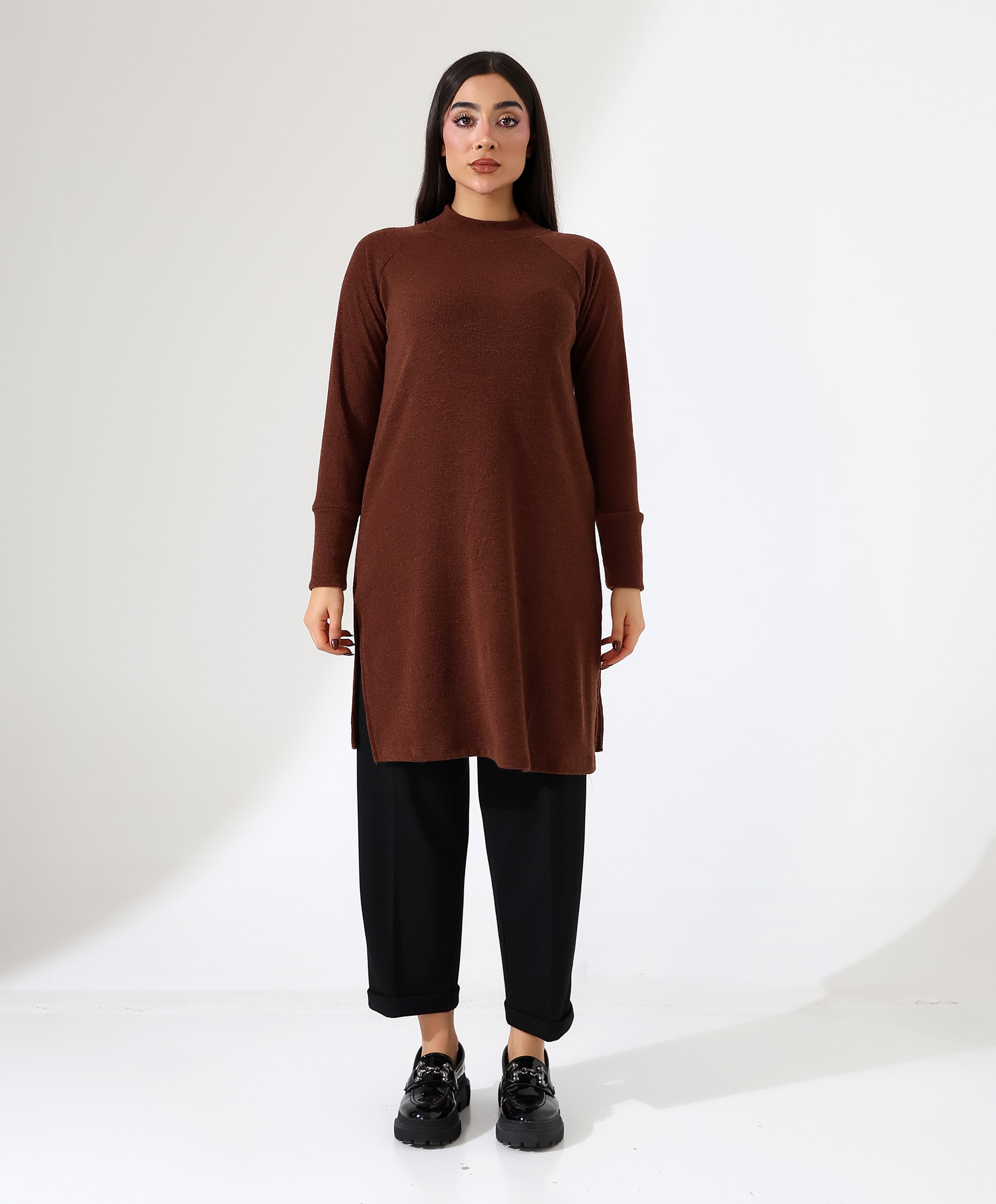 Selanik Tunik - Toptan - Kahverengi