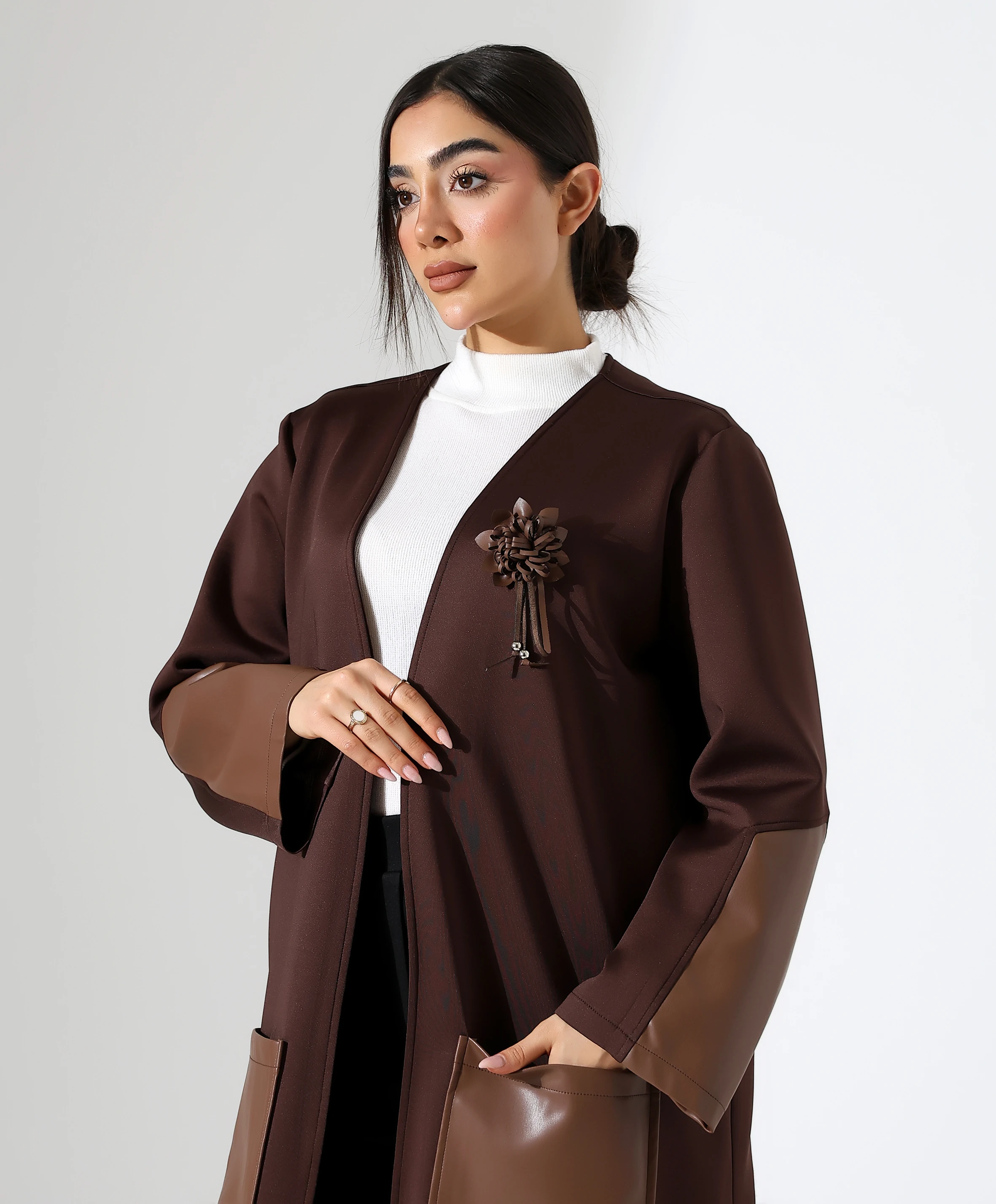 İntizar Deri Hırka - Toptan