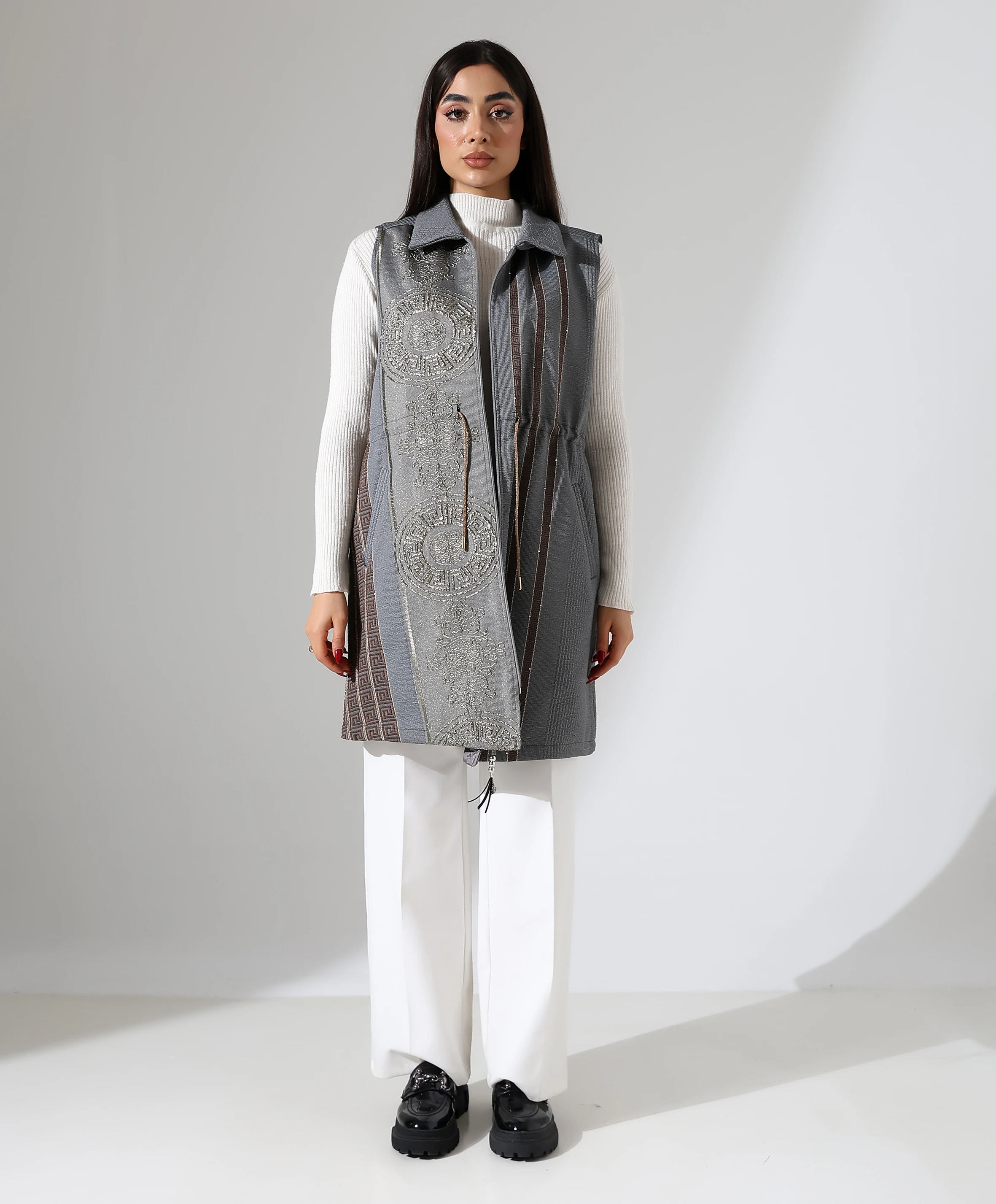 Okyanus Yelek - Toptan - Gri