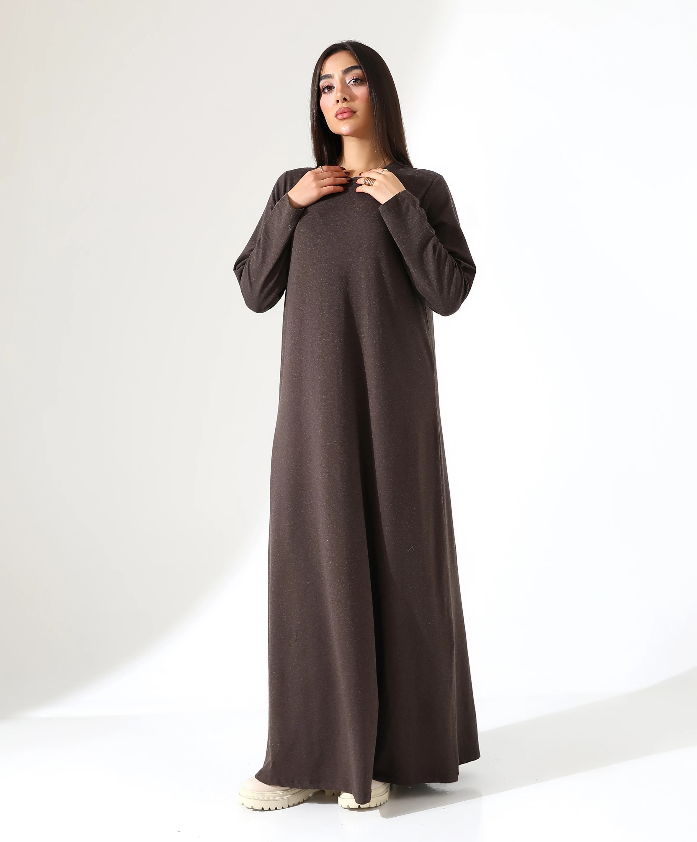 Yün Viskon Elbise - Toptan