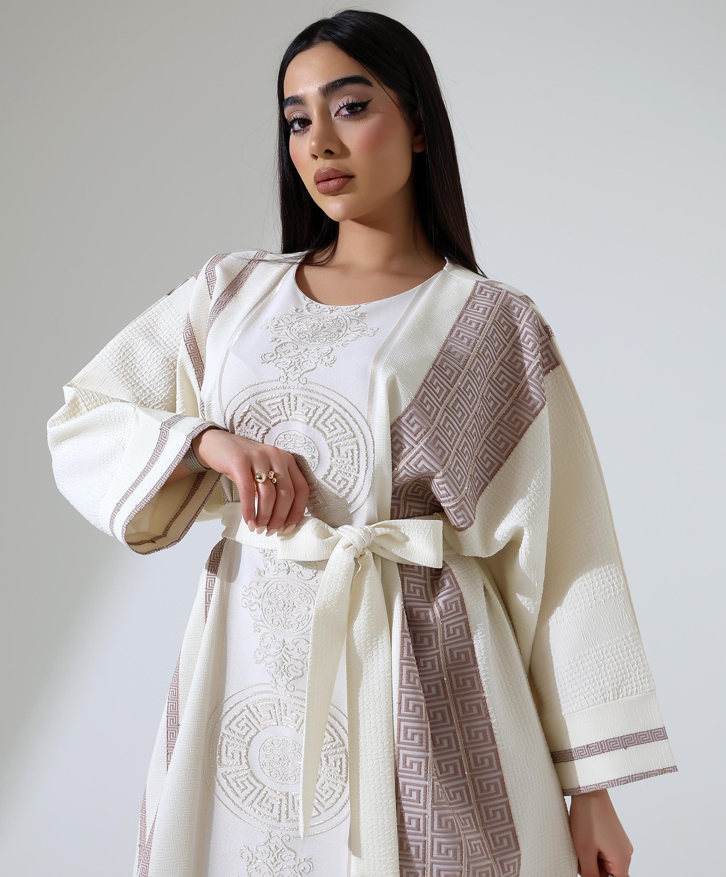 Jakar Dokuma Elegant Kaftan - Toptan