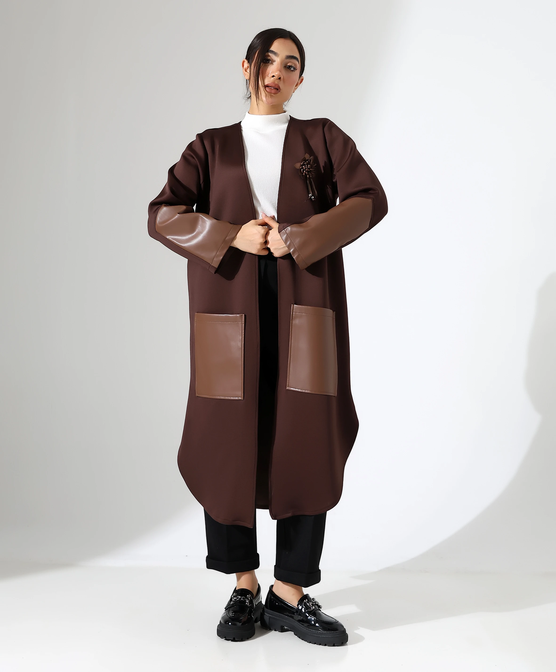 İntizar Deri Hırka - Toptan