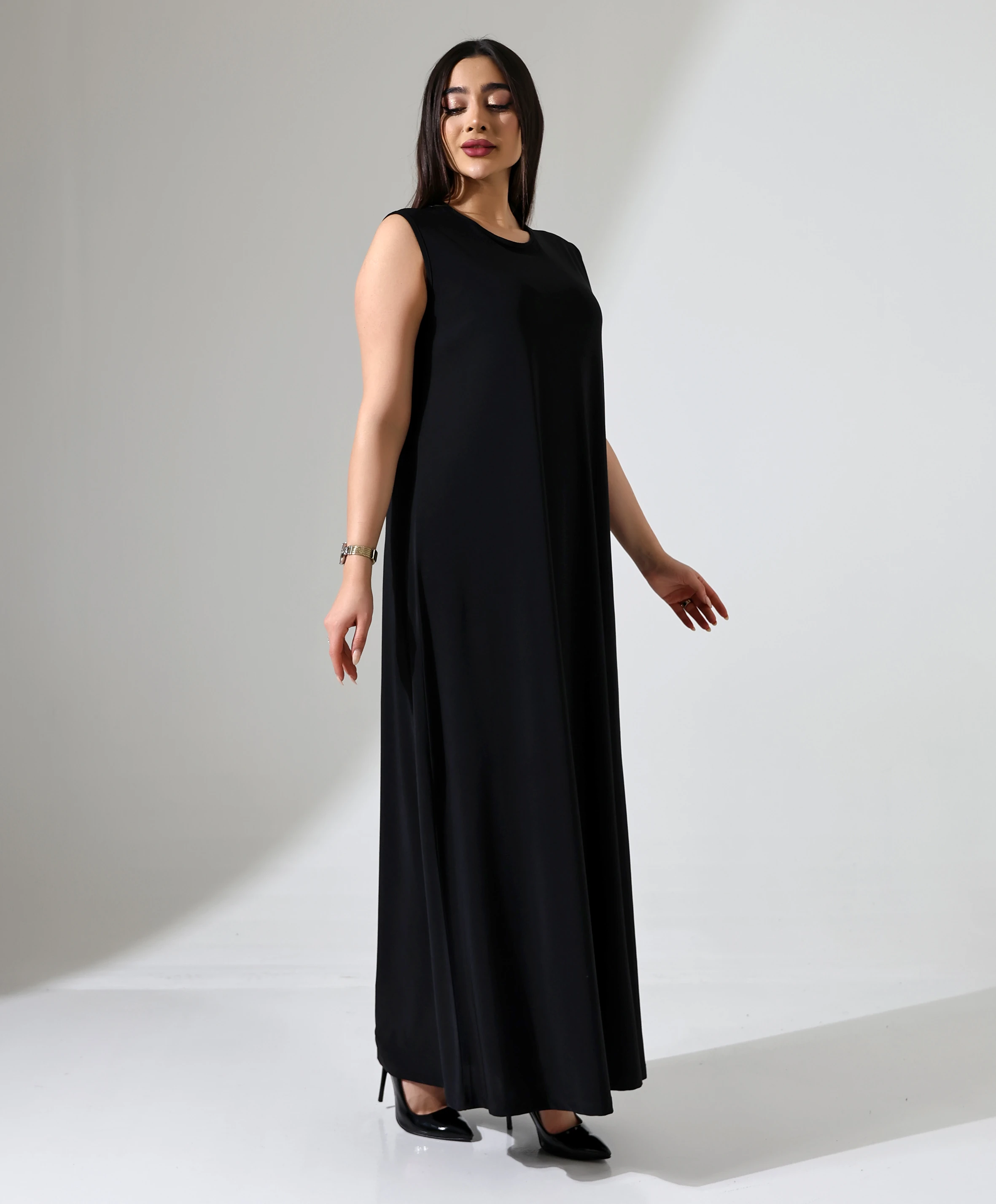 Sıfır Kol Battal Elbise