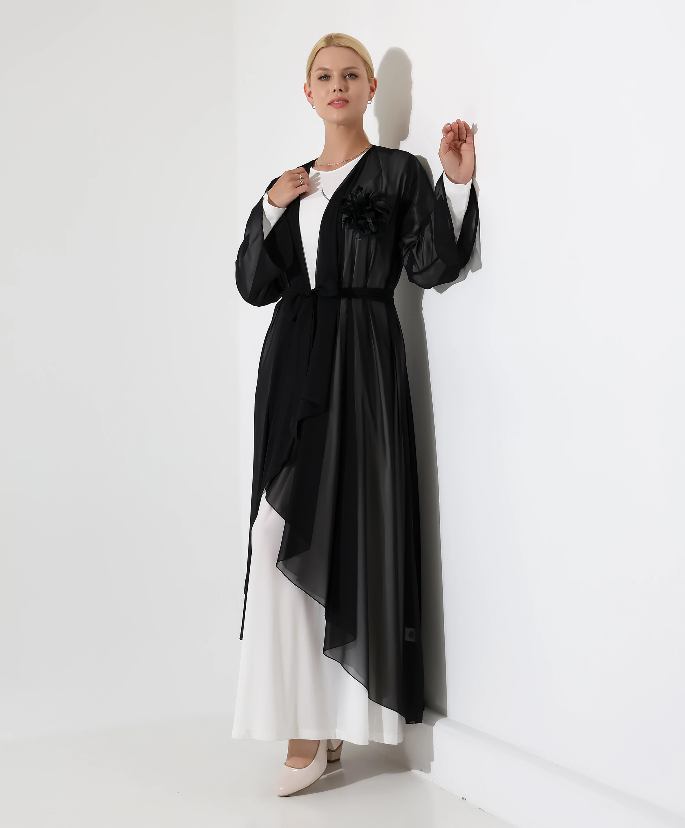 Şal Yaka Davet Hırka